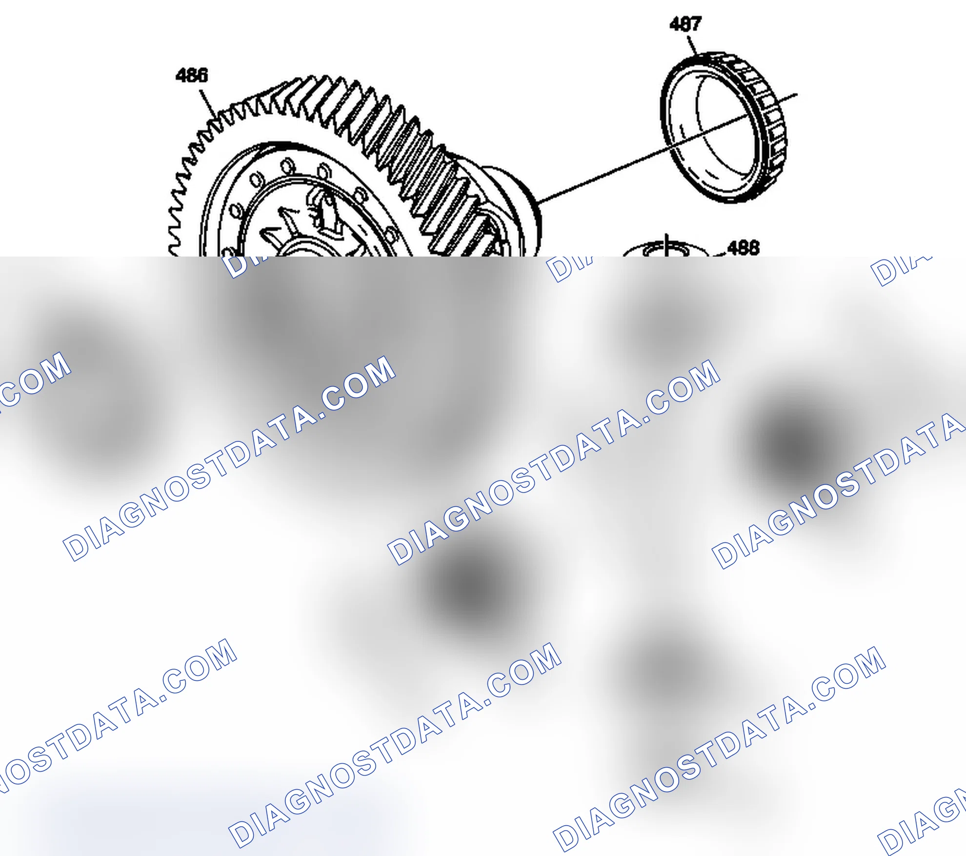 Scheme 86: Front Differential Carrier Assembly