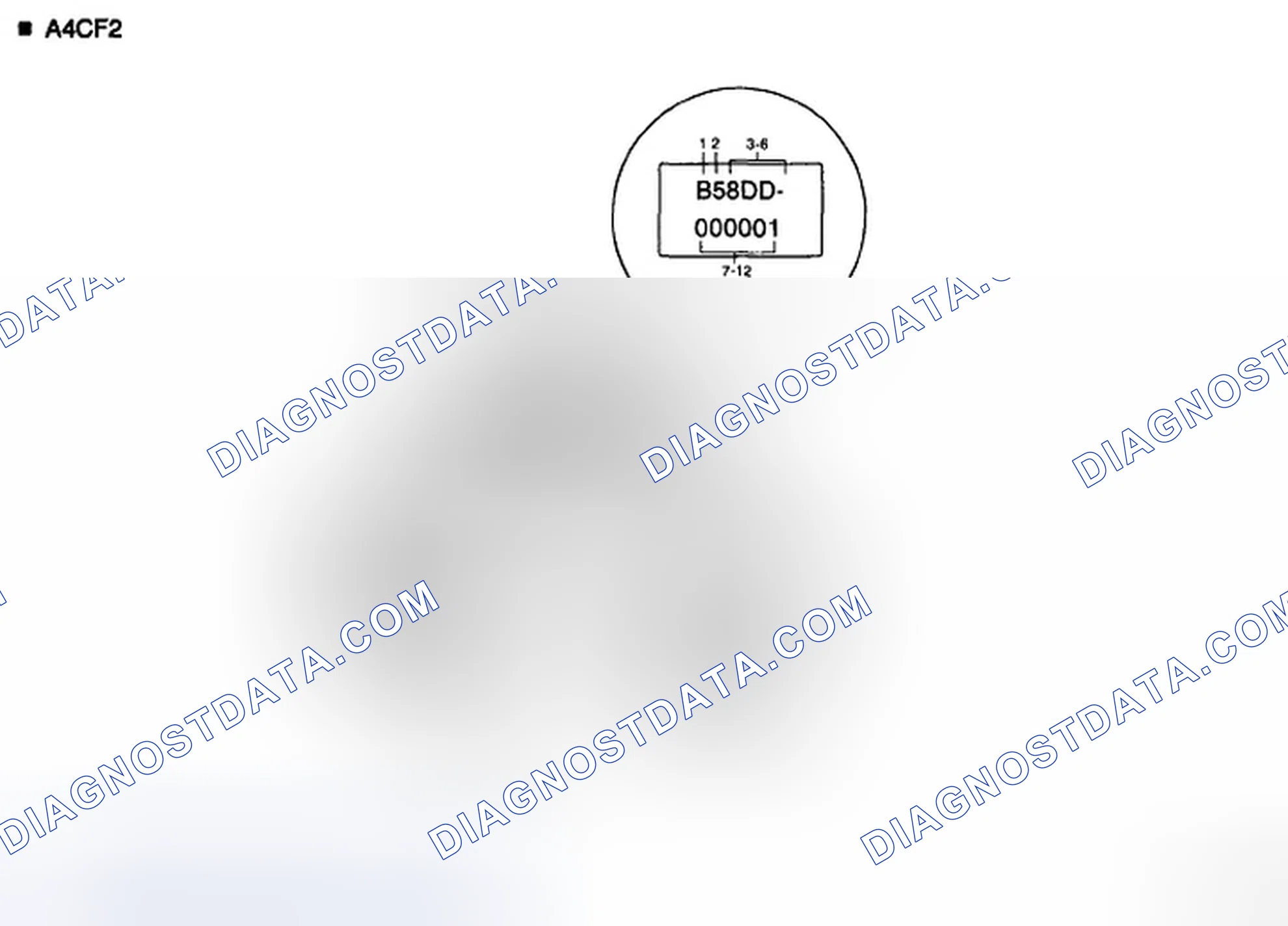 Scheme 4: AUTOMATIC TRANSAXLE IDENTIFICATION NUMBER LOCATION