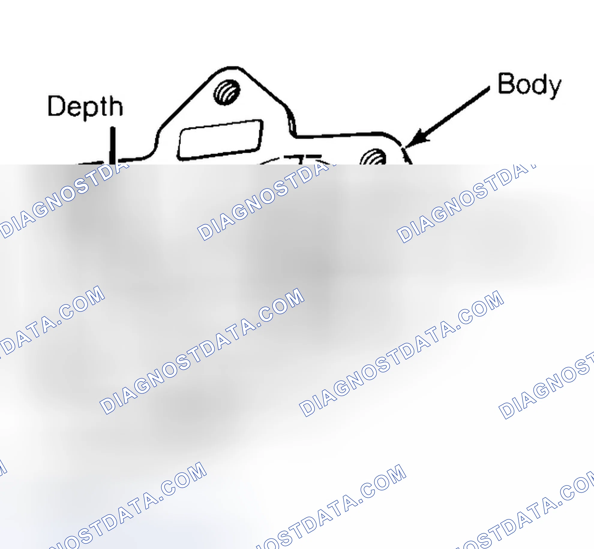 Scheme 35: Measuring Oil Pump Gear Cavity