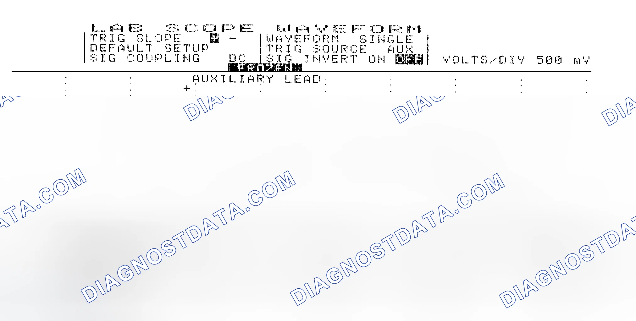 Scheme 14: Single Injector w/Excessive Current Flow - Current Pattern