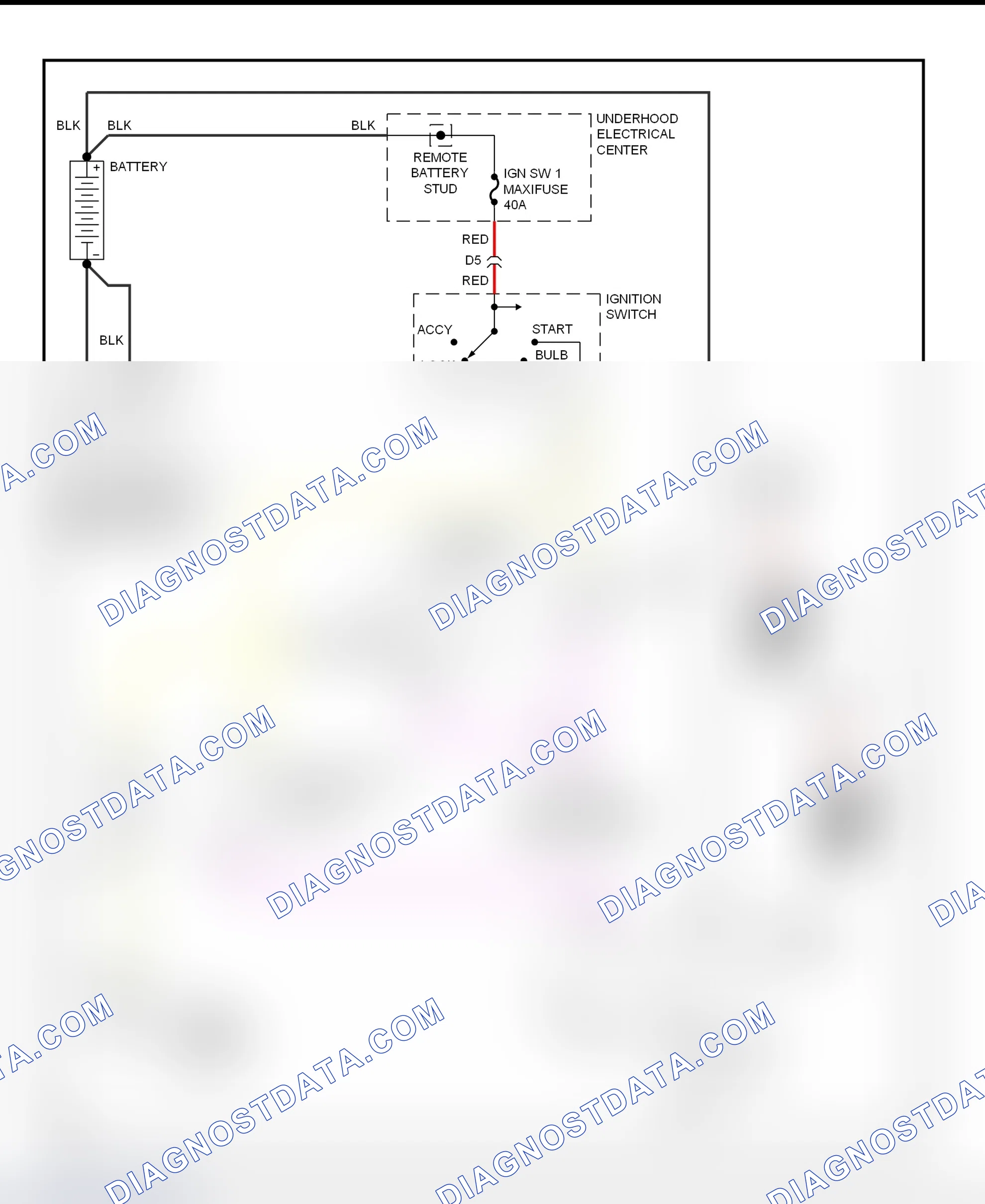 Scheme 10: Starter System Wiring Diagram (All Models)