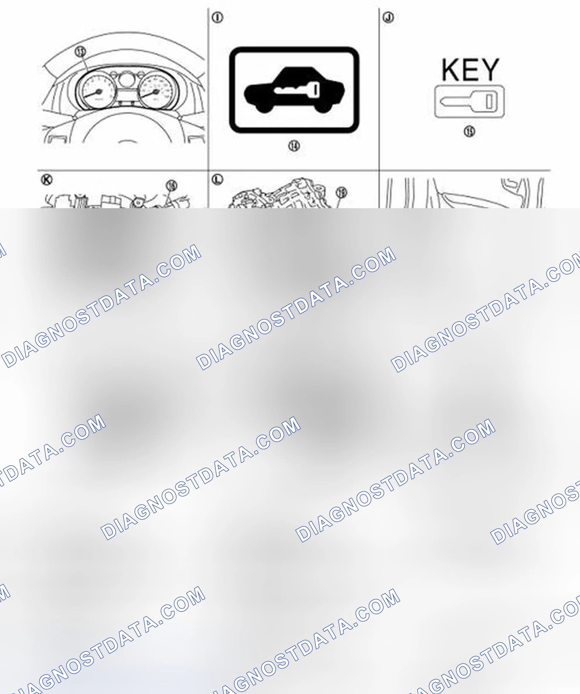 Scheme 159: Identifying Vehicle Security System Component Parts Location (2 Of 2)