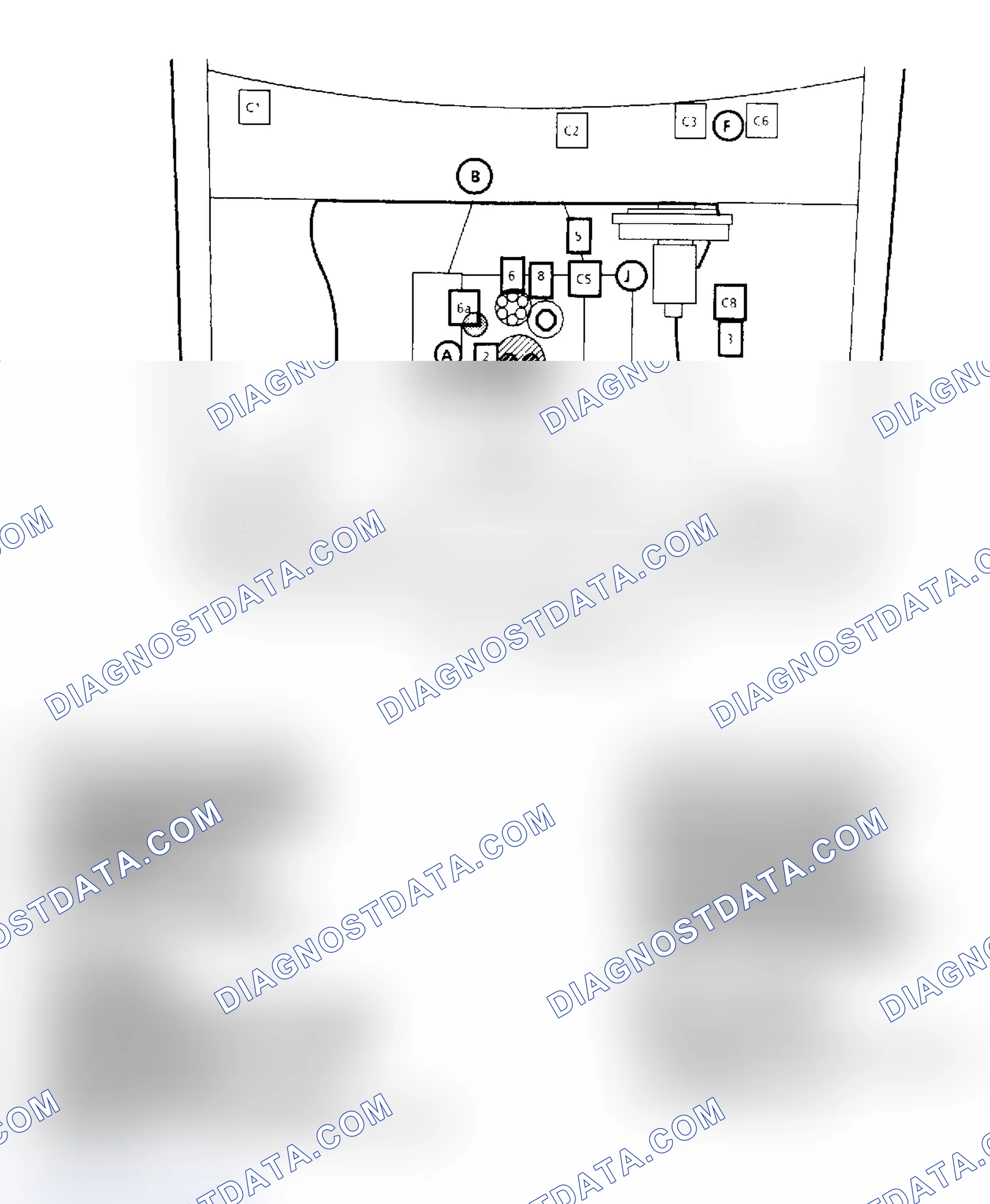 Scheme 140: Component Locations for "S/T" Series 4.3L