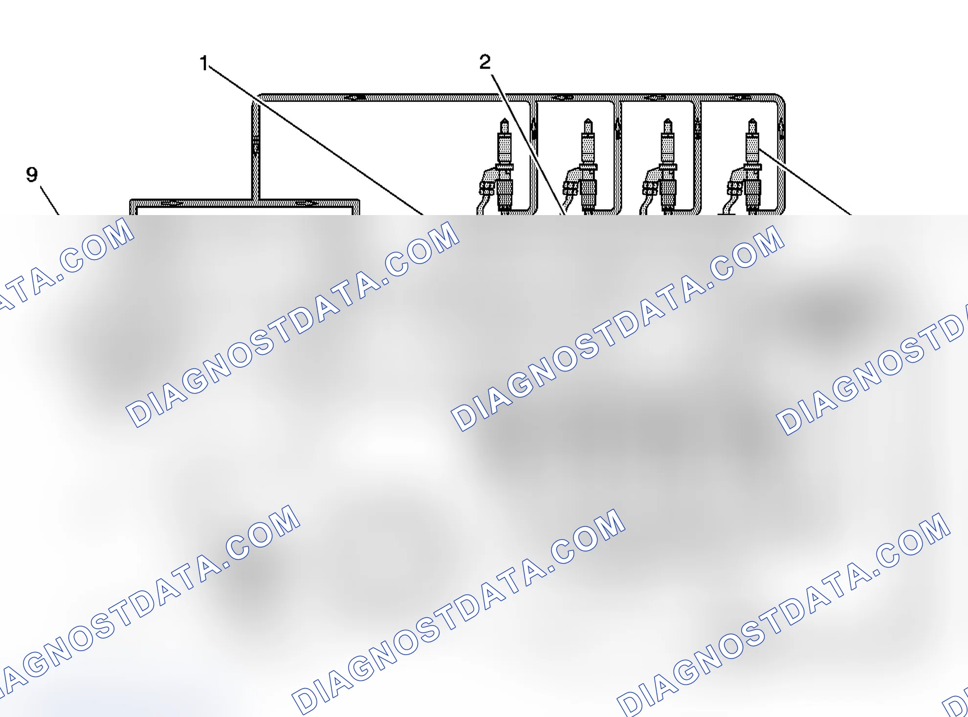Scheme 327: Fuel Injection Line Routing Diagram