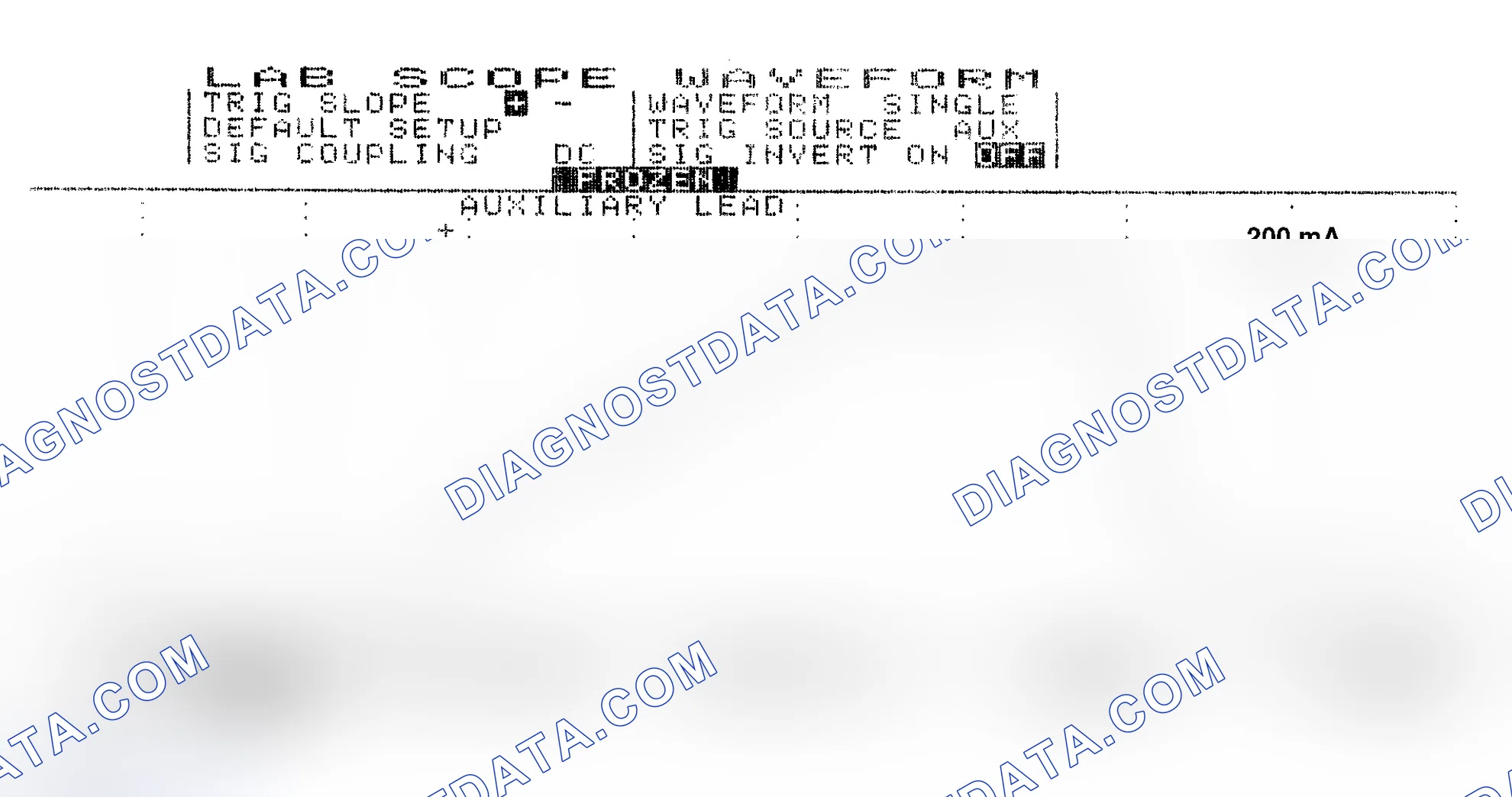 Scheme 13: Single Injector w/Normal Current Flow - Current Pattern