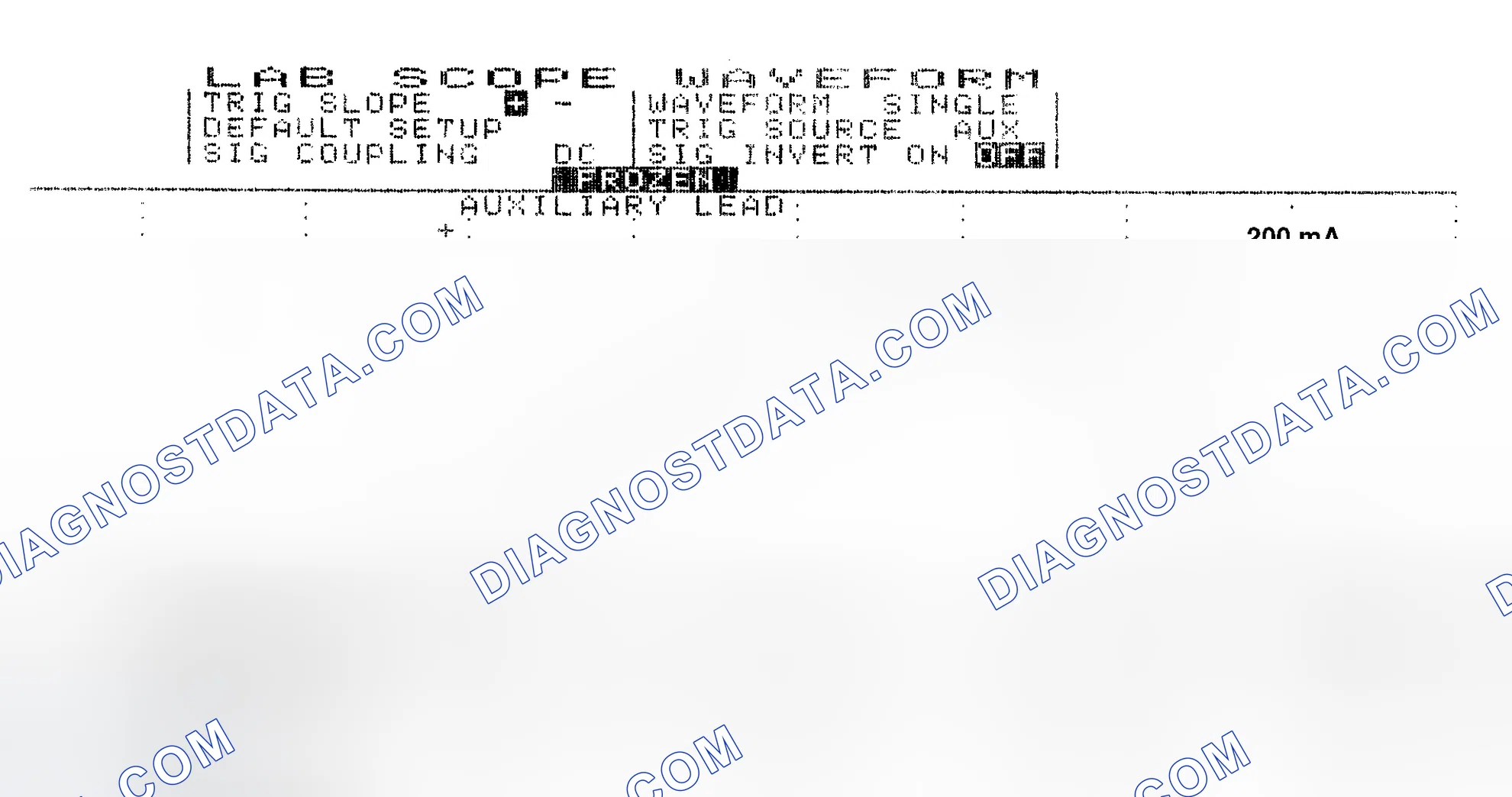 Scheme 13: Single Injector w/Normal Current Flow - Current Pattern