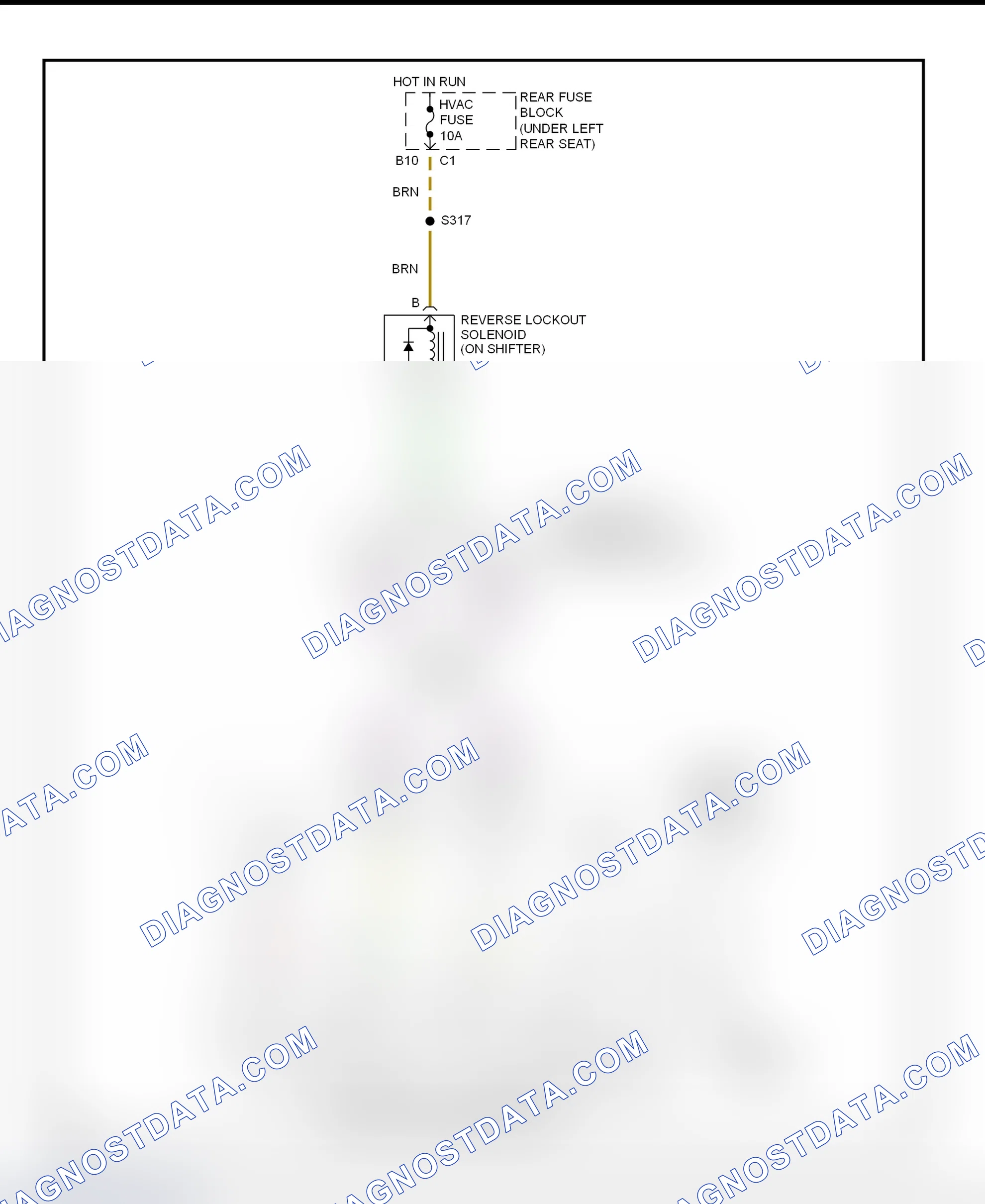 Scheme 69: Reverse Lockout System Wiring Diagram (2002 Seville)