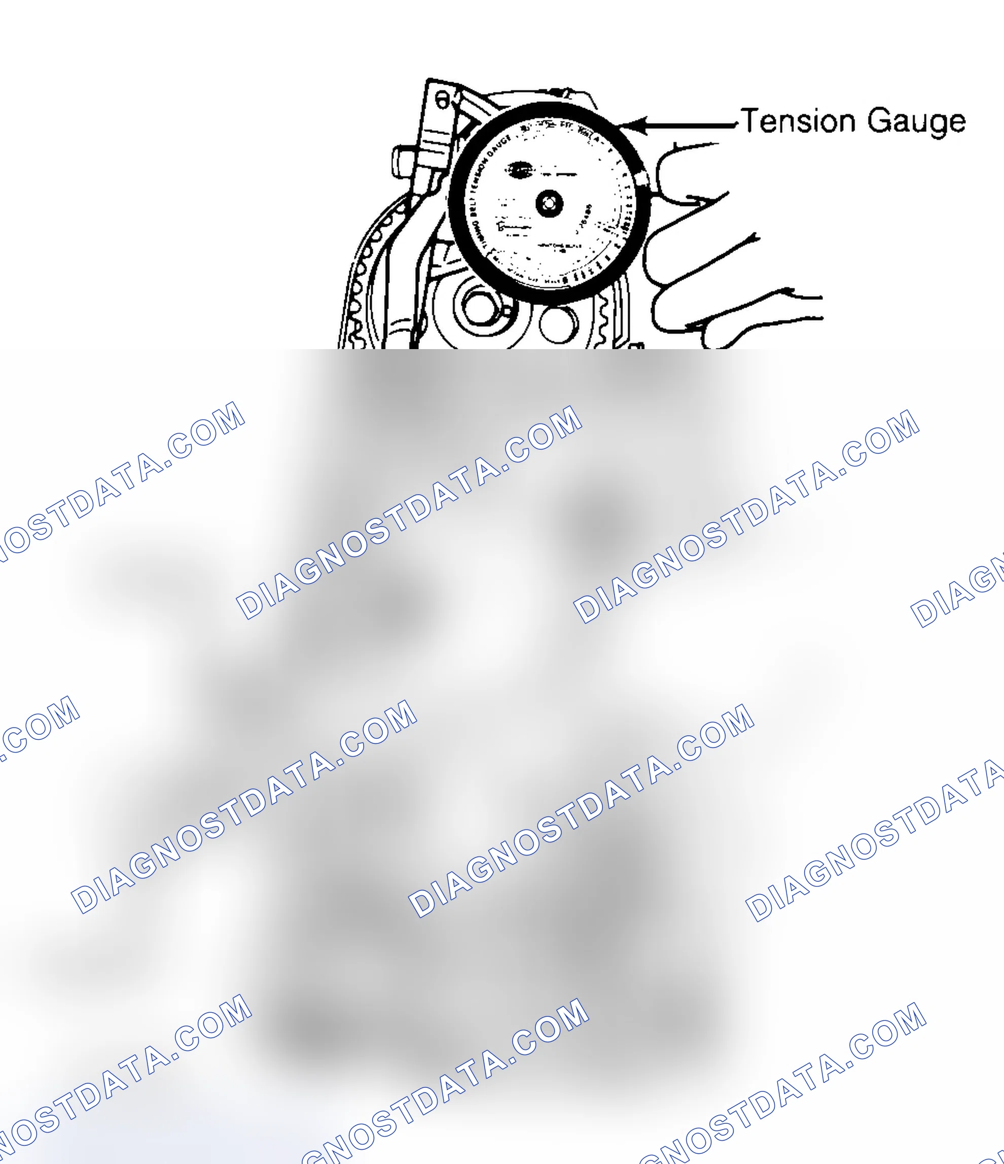 Scheme 28: Adjusting Typical Timing Belt Tension