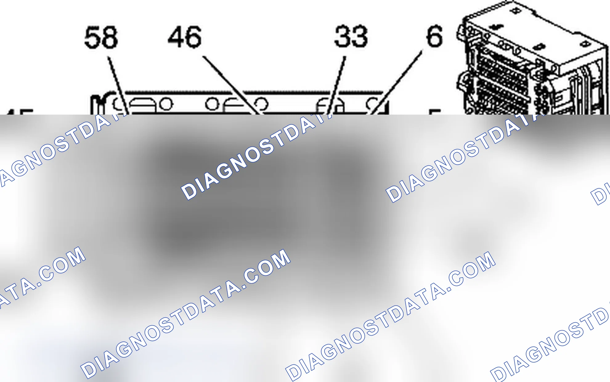 Engine Control Module Connector End Views
