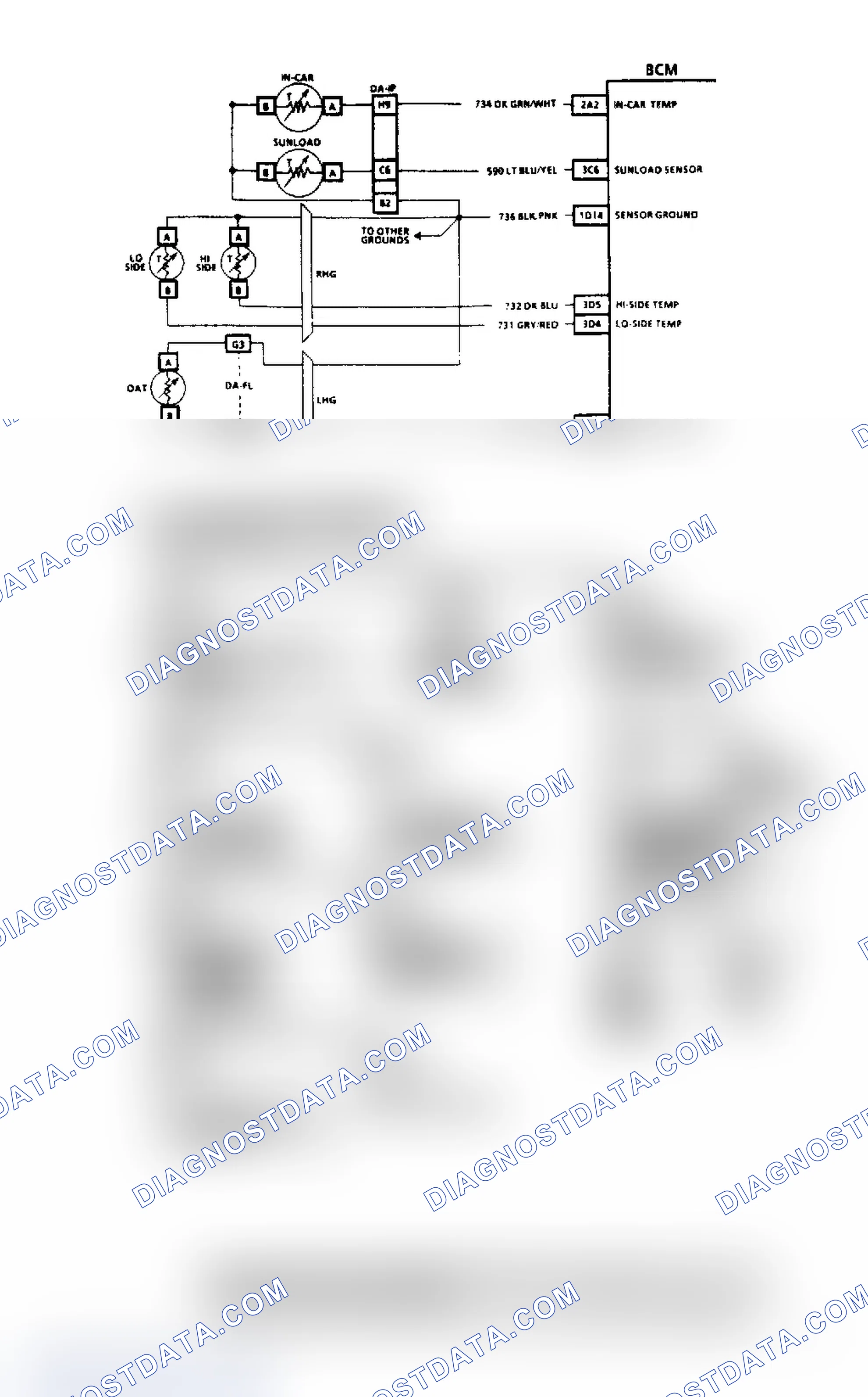Scheme 6: Code B113, In-Car Temperature Sensor Circuit