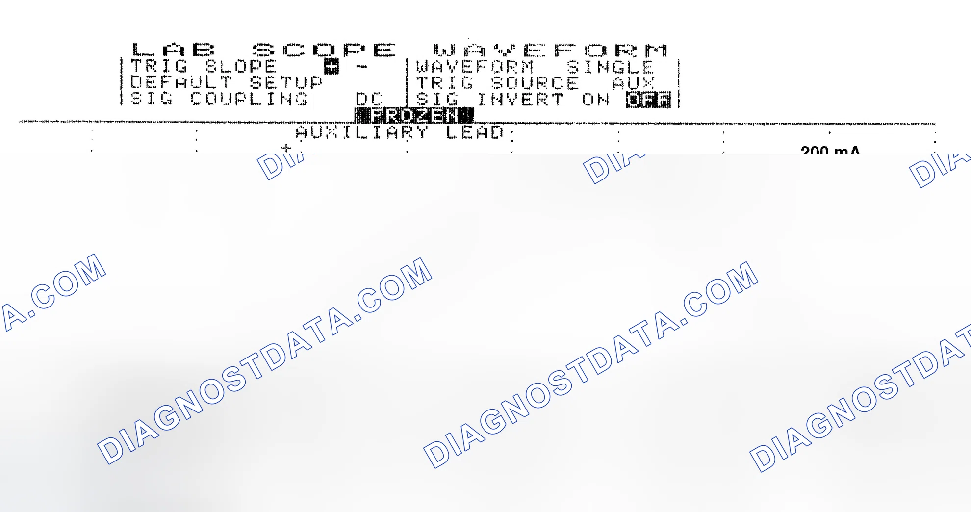 Scheme 13: Single Injector w/Normal Current Flow - Current Pattern