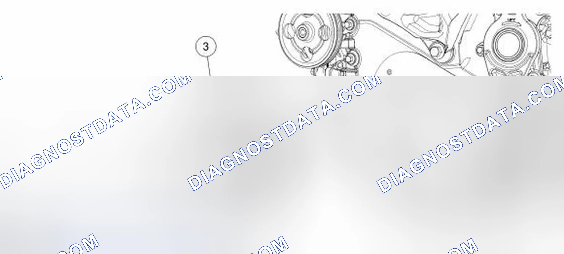 Scheme 6: Lower End Components - Exploded View, Crankshaft Pulley and Crankshaft Front Seal