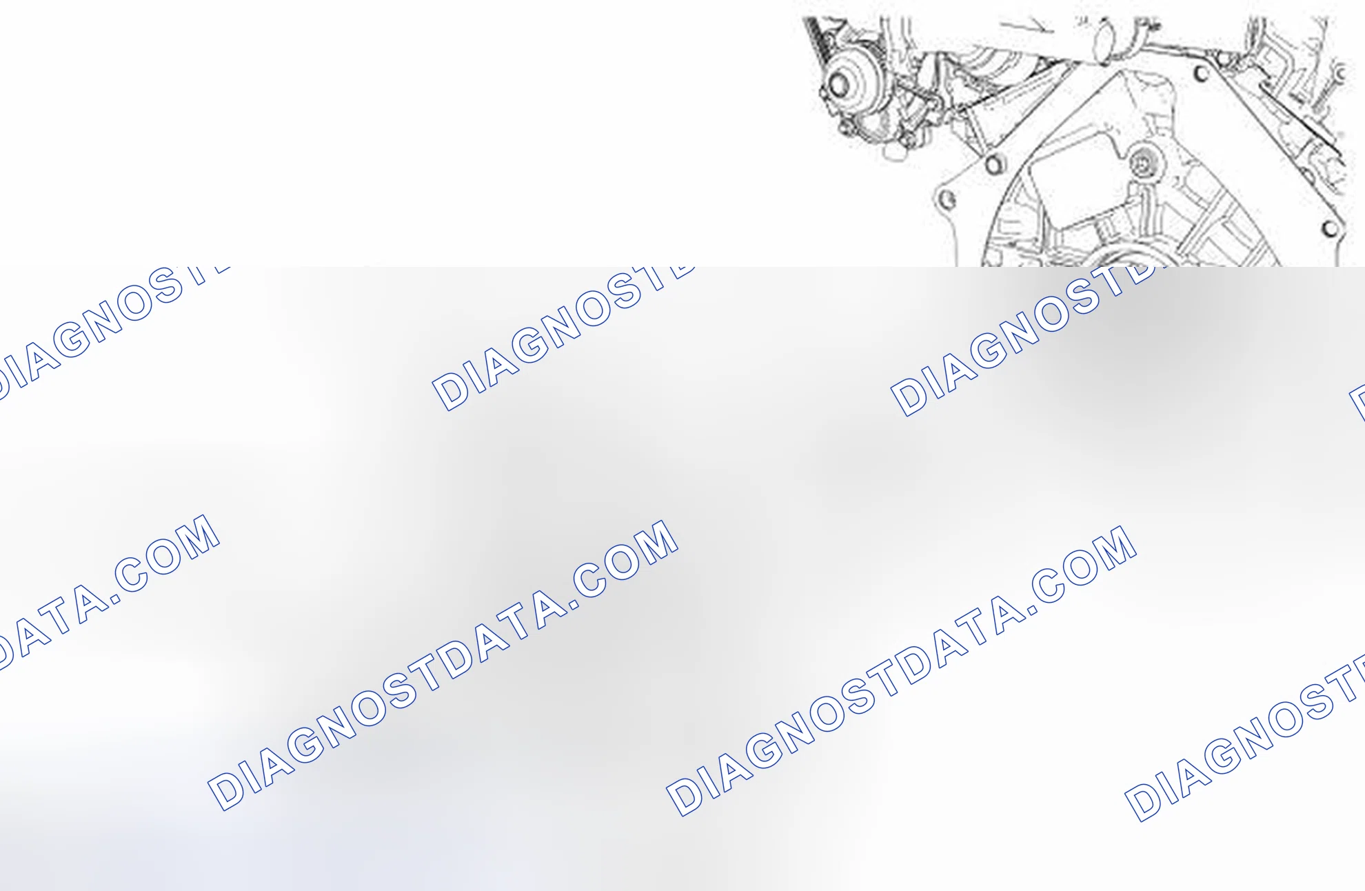 Scheme 101: Lower End Components - Exploded View, Flexplate and Crankshaft Rear Seal