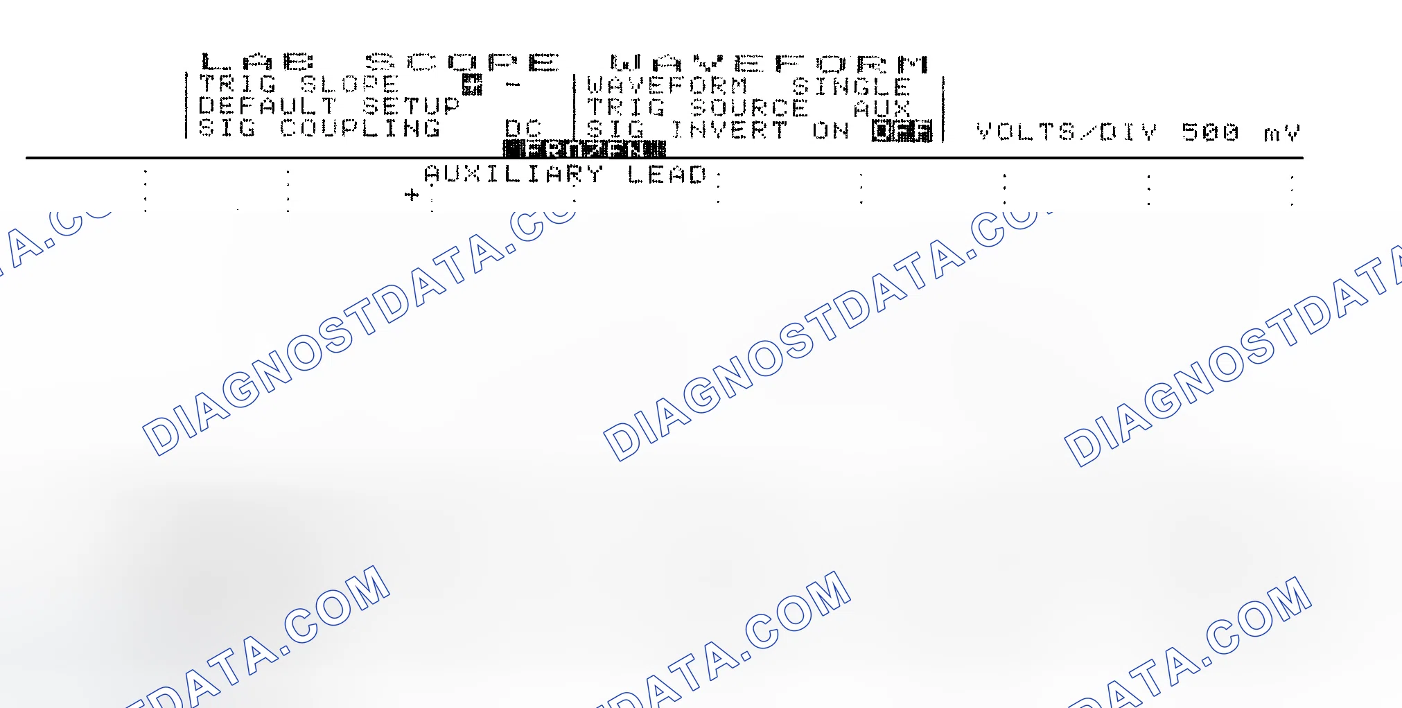 Scheme 14: Single Injector w/Excessive Current Flow - Current Pattern