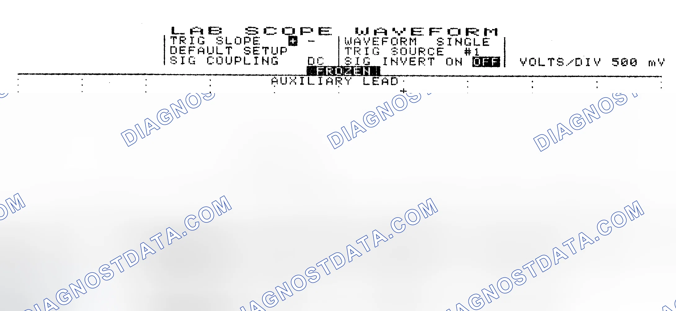 Scheme 10: Single Injector w/Excessive Current Flow - Current Pattern