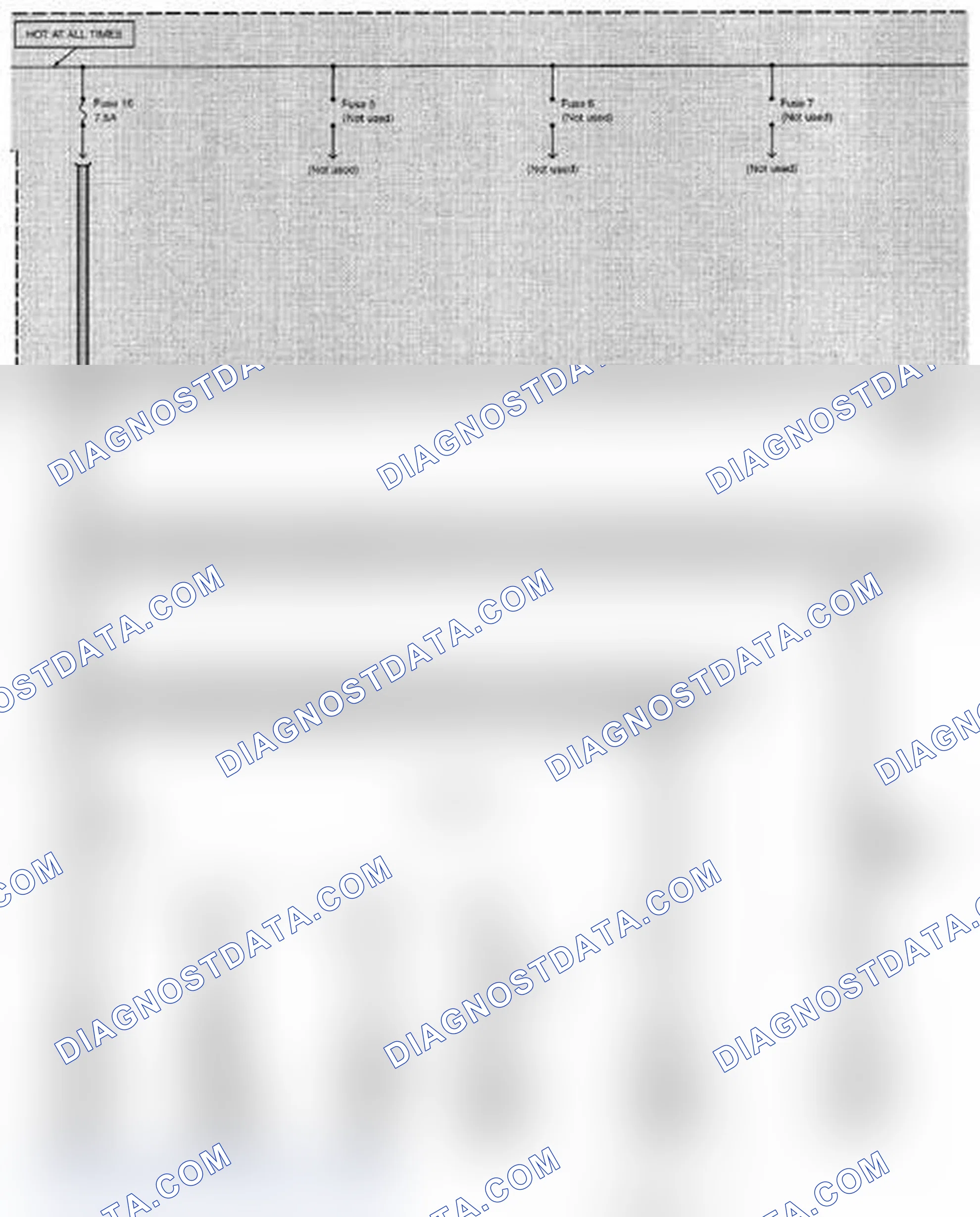 Scheme 99: Power Distribution Circuit Diagram - All Models (Page 10-16)