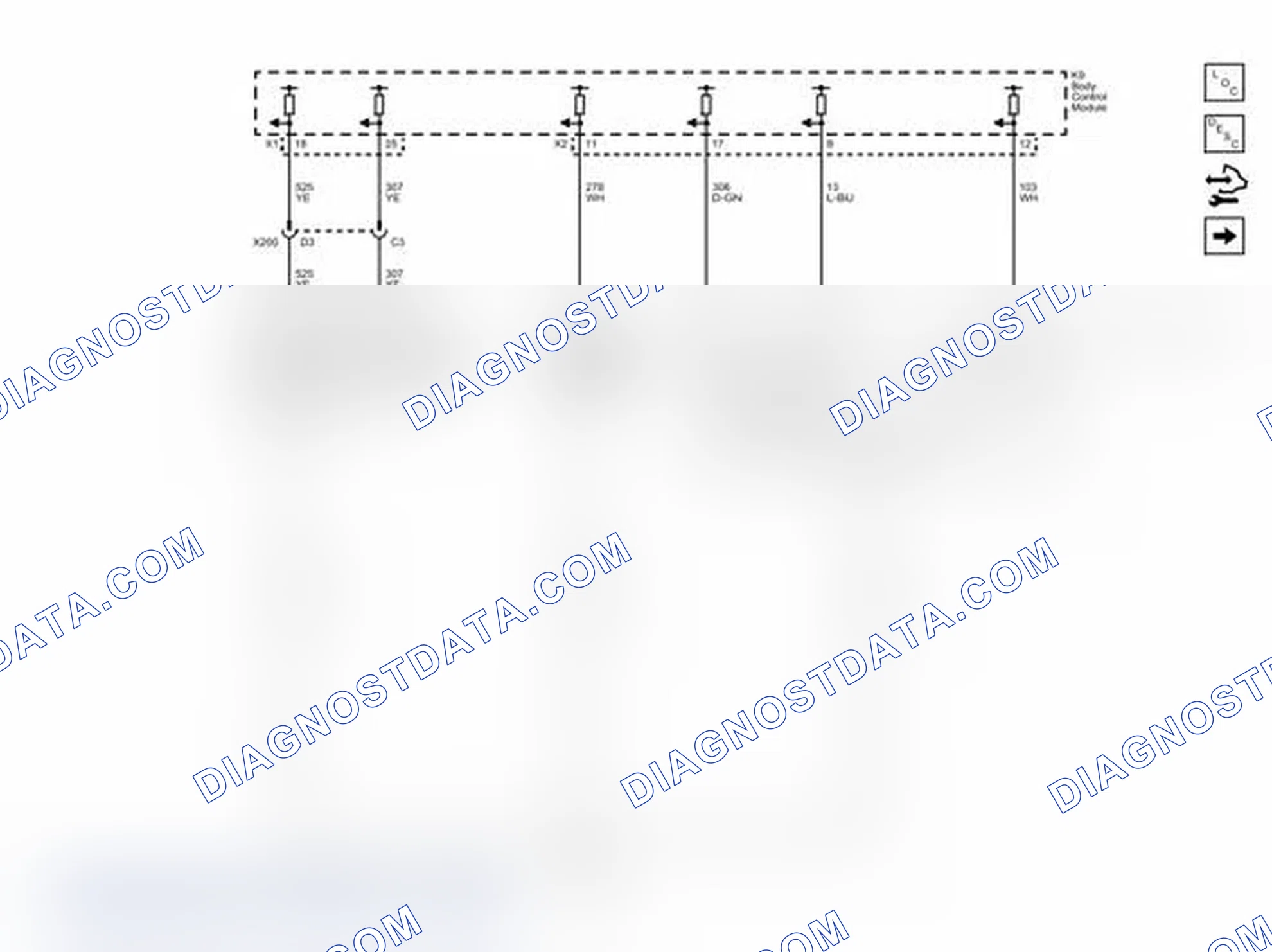 Scheme 1: Headlamp and Daytime Running Lamp Controls Wiring Schematics