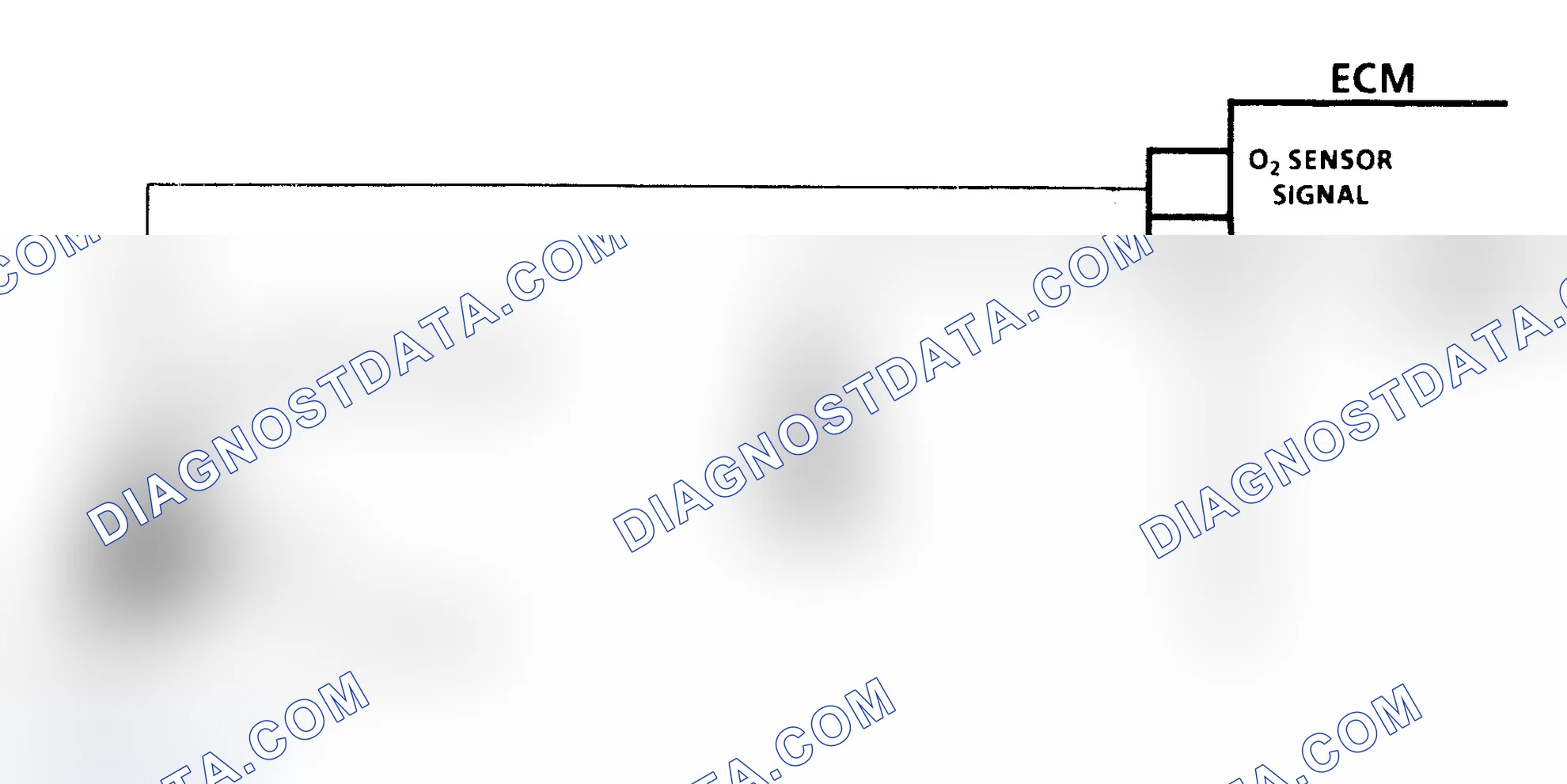Scheme 155: Code 13 Schematic (All Models) Open Oxygen Sensor Circuit
