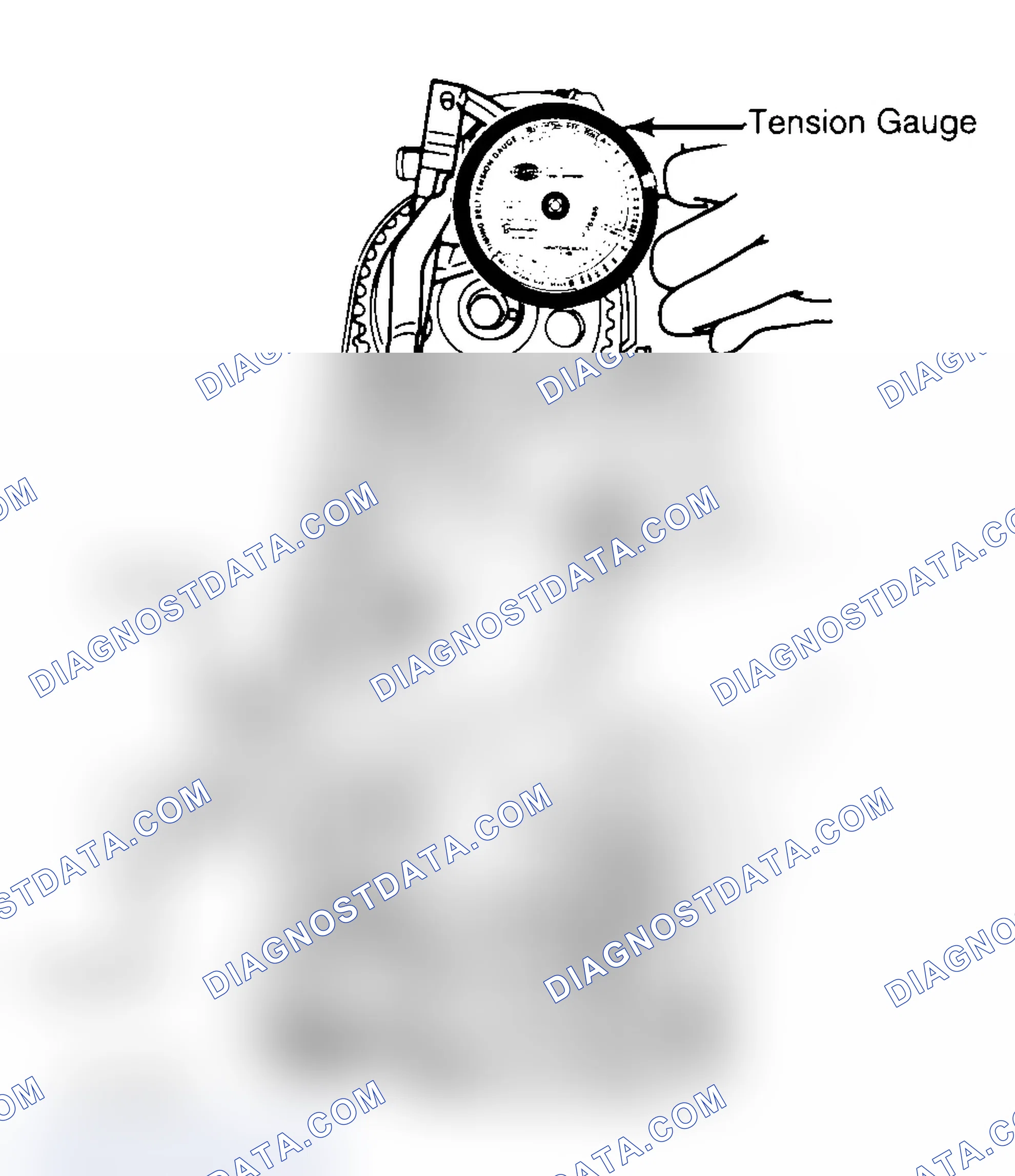 Scheme 28: Adjusting Typical Timing Belt Tension