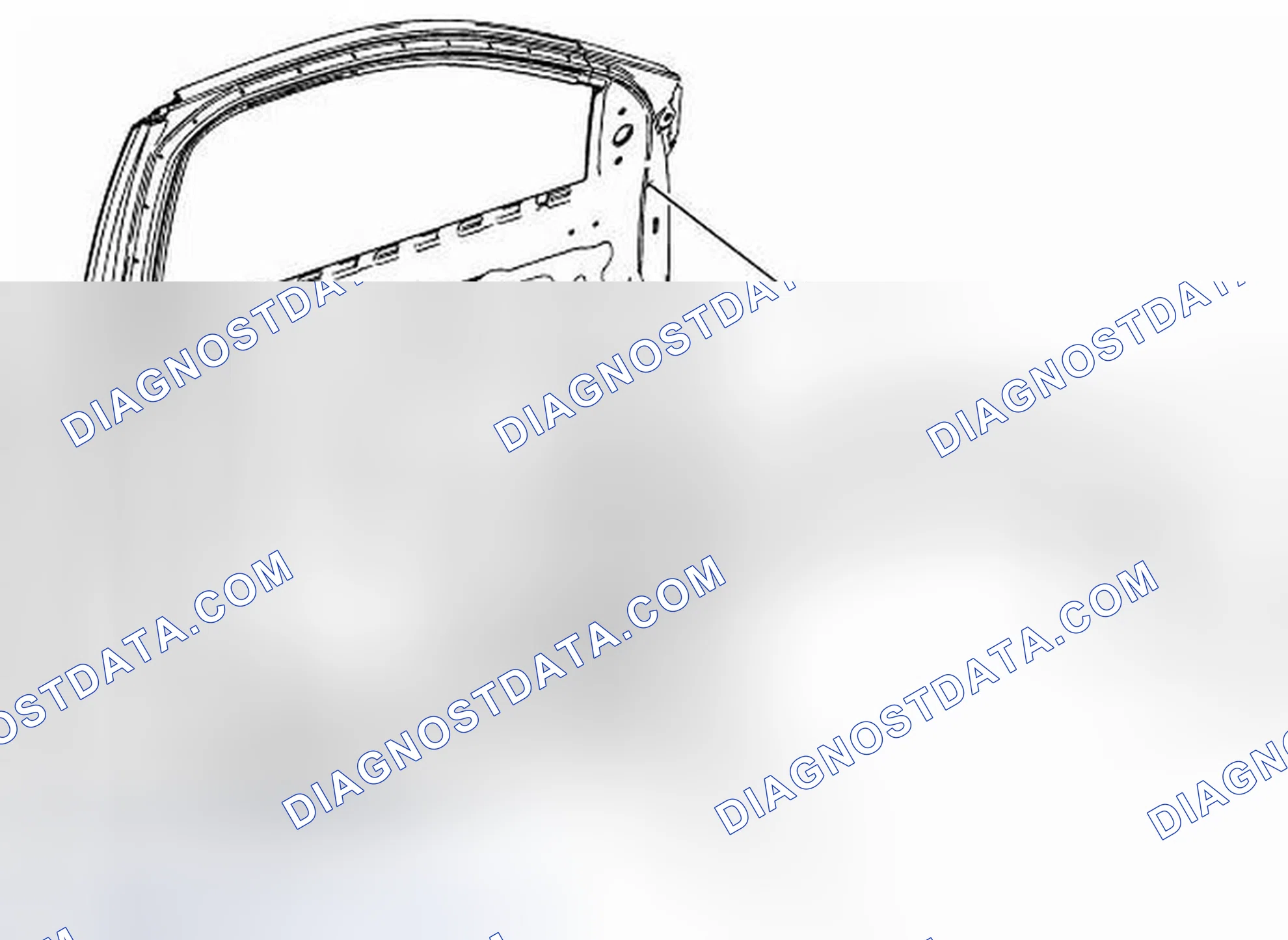 Scheme 81: Trim arch, front door window frame, replacement
