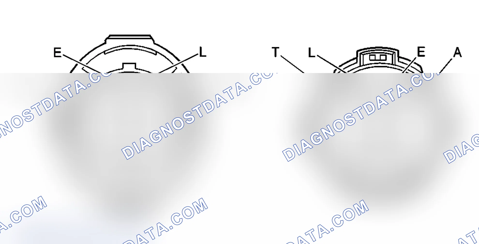 Scheme 10: Engine Controls Connector End Views