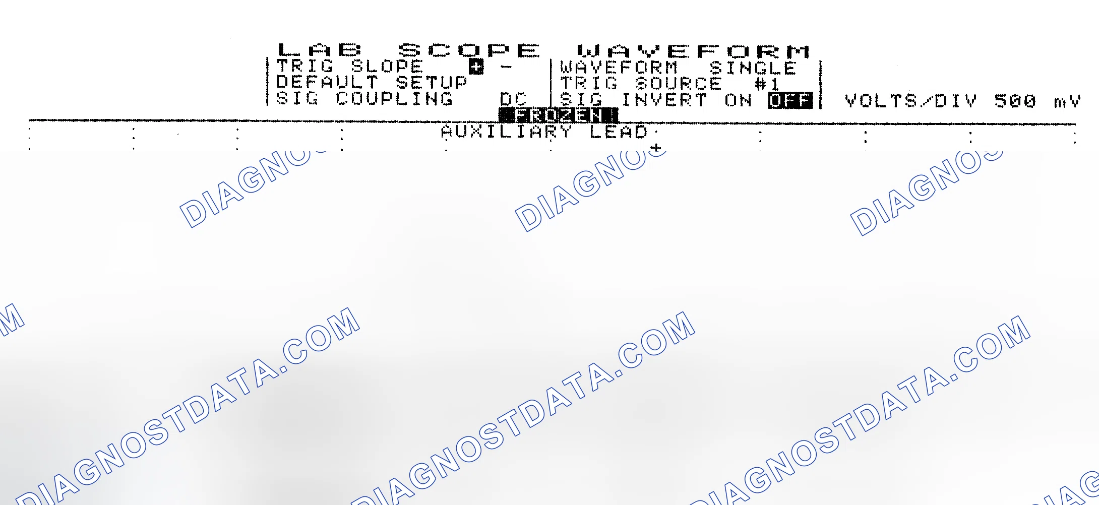 Scheme 10: Single Injector w/Excessive Current Flow - Current Pattern