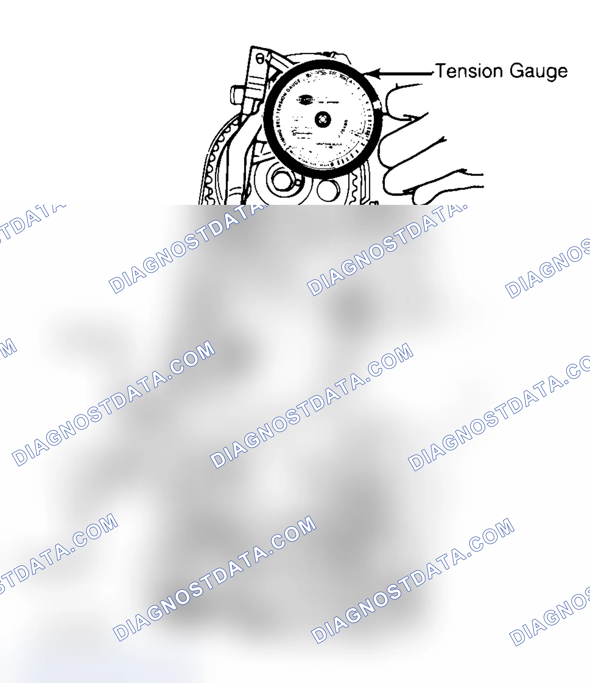 Scheme 28: Adjusting Typical Timing Belt Tension