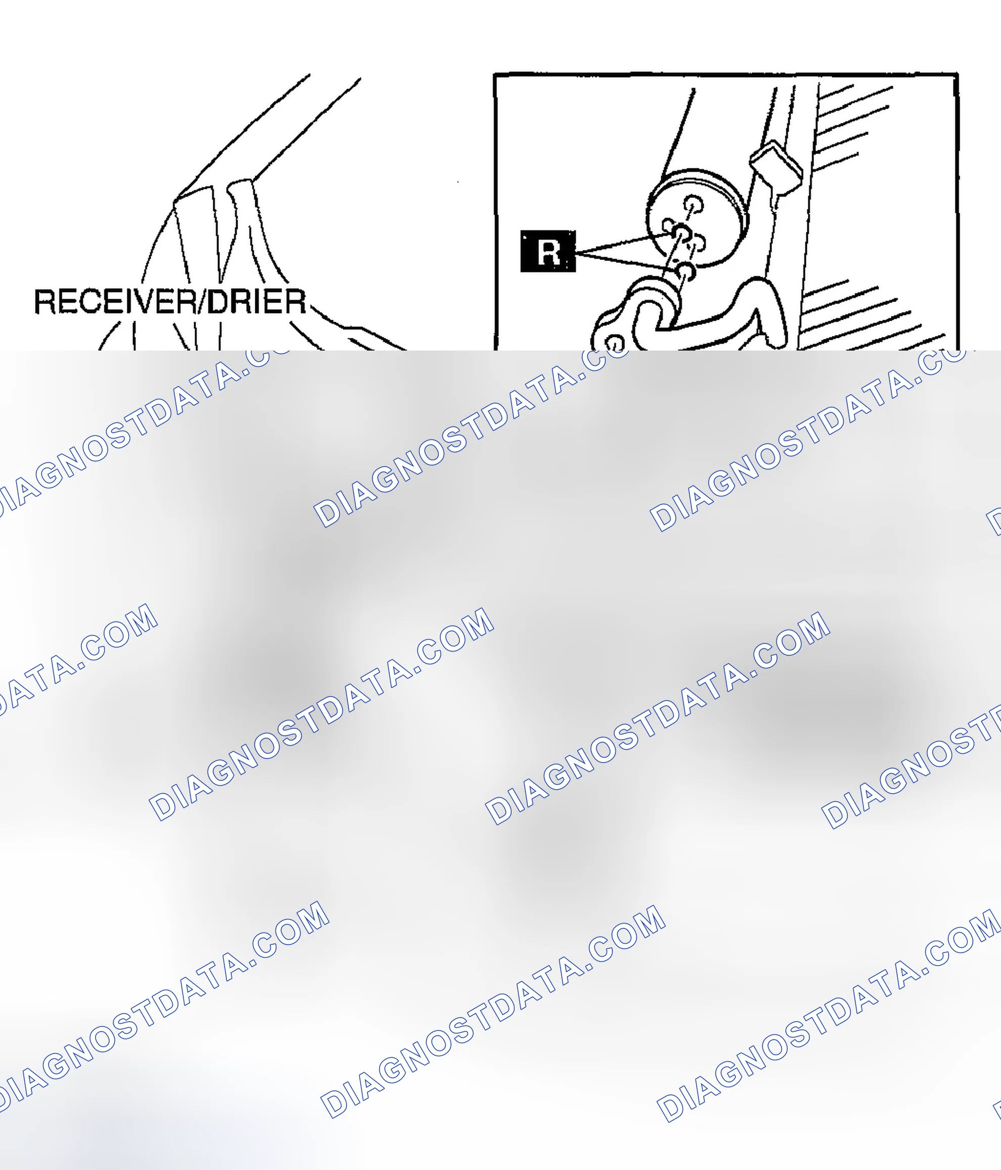 Scheme 3: RECEIVER/DRIER REMOVAL/INSTALLATION