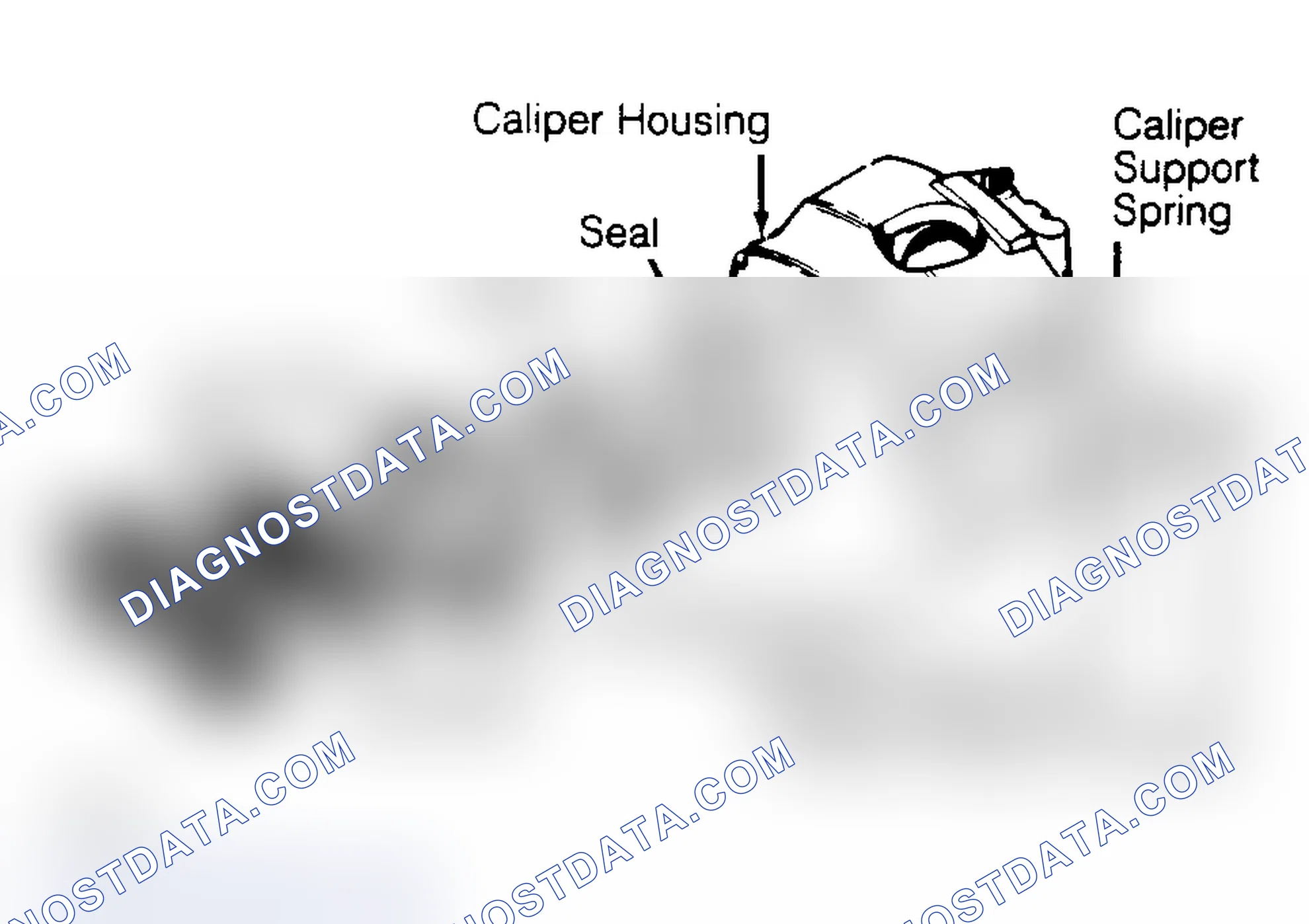 Scheme 29: Exploded View of Bendix Sliding Caliper Assembly