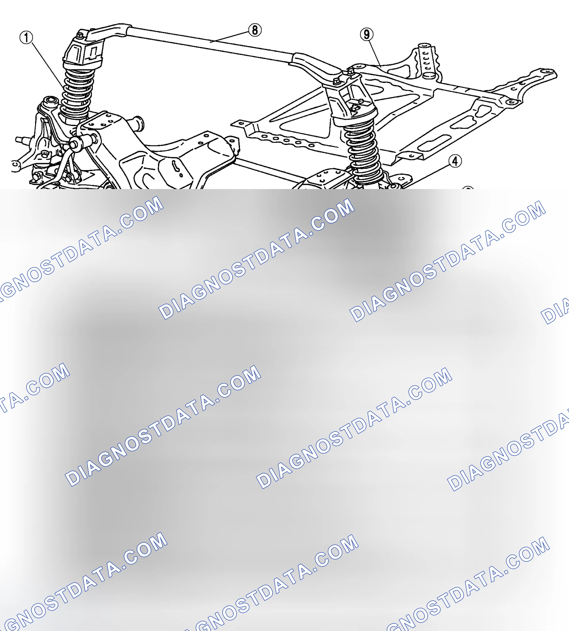 Scheme 2: FRONT SUSPENSION LOCATION INDEX