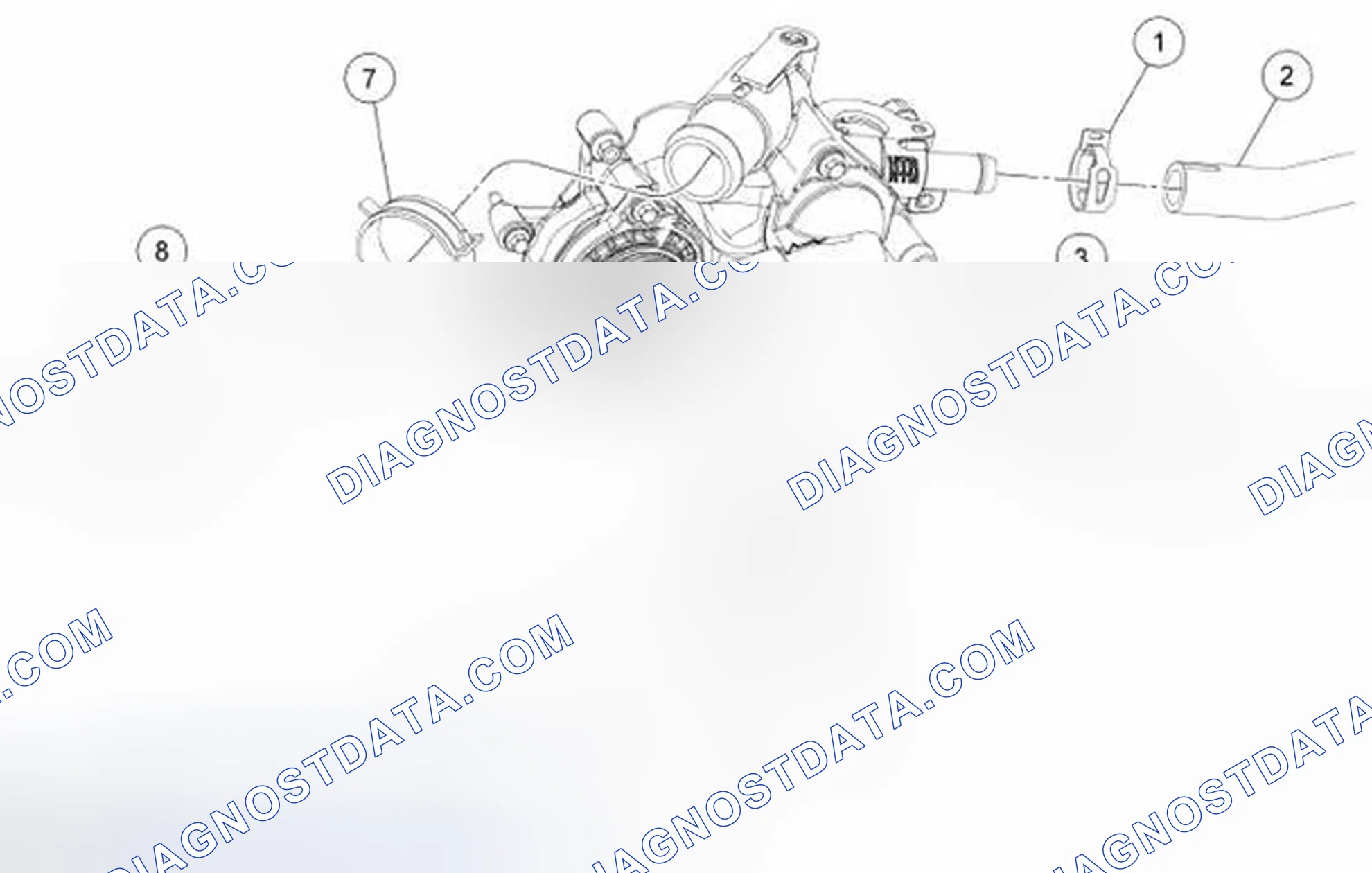 Scheme 22: Coolant Pump Housing - 3.0L (4V)
