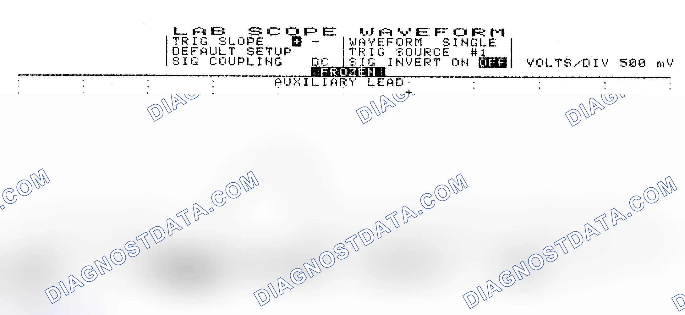 Scheme 10: Single Injector w/Excessive Current Flow - Current Pattern