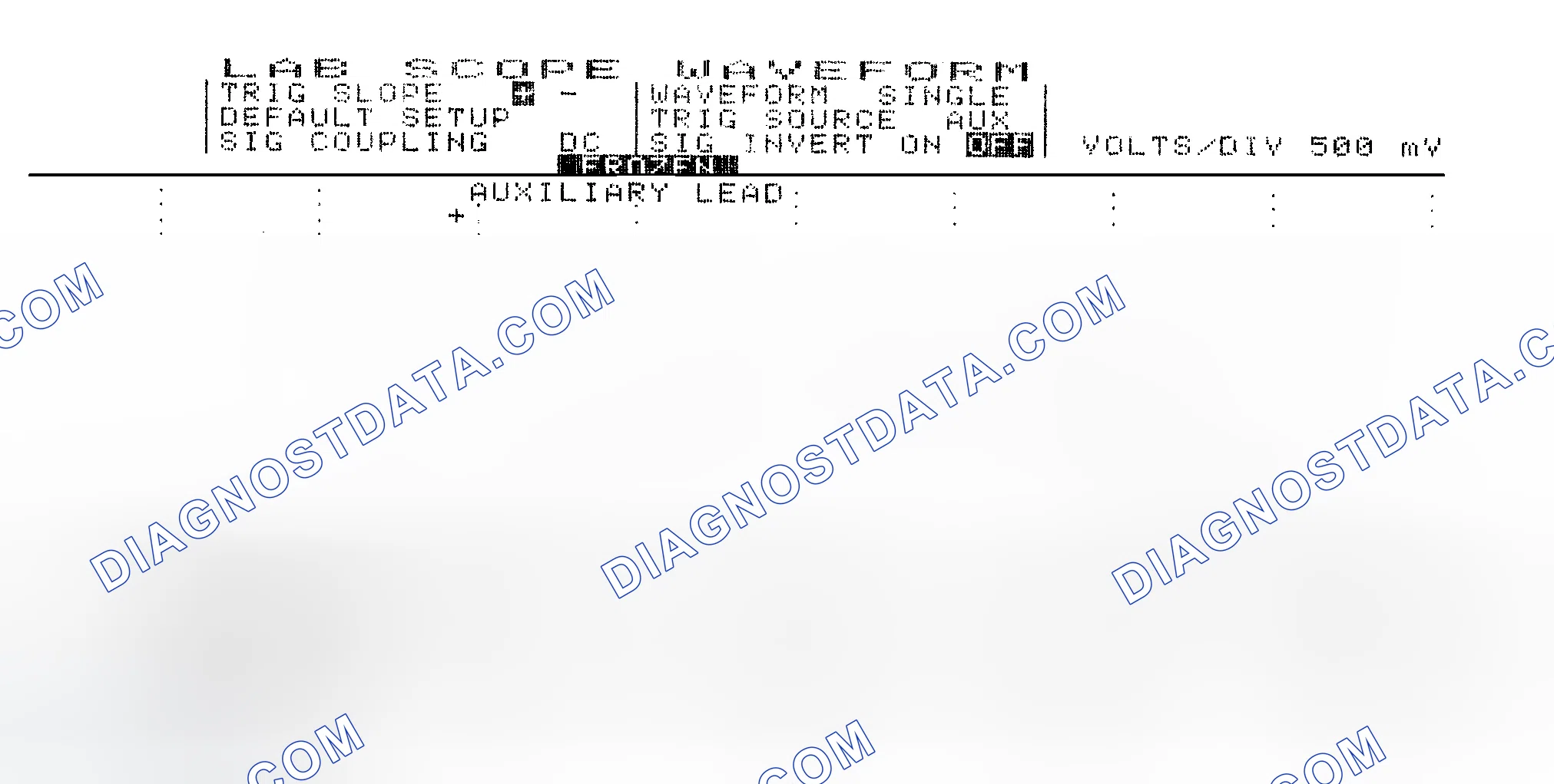 Scheme 14: Single Injector w/Excessive Current Flow - Current Pattern