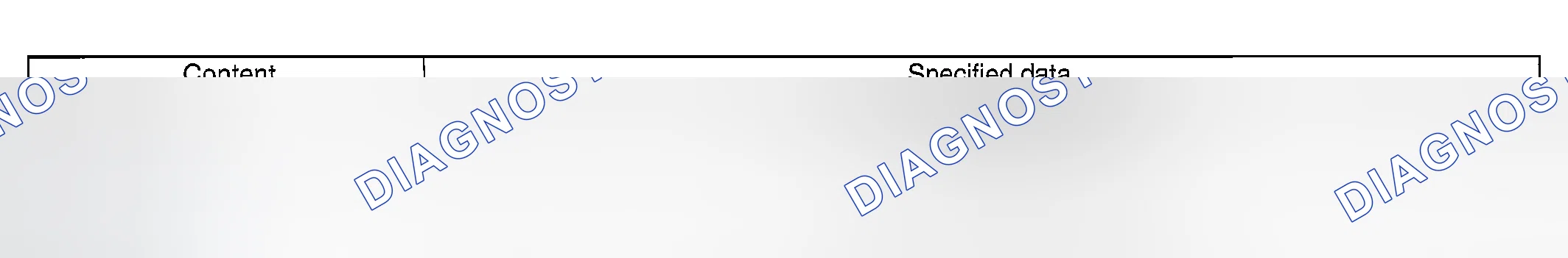 Scheme 1170: ELECTRICAL SPECIFICATION