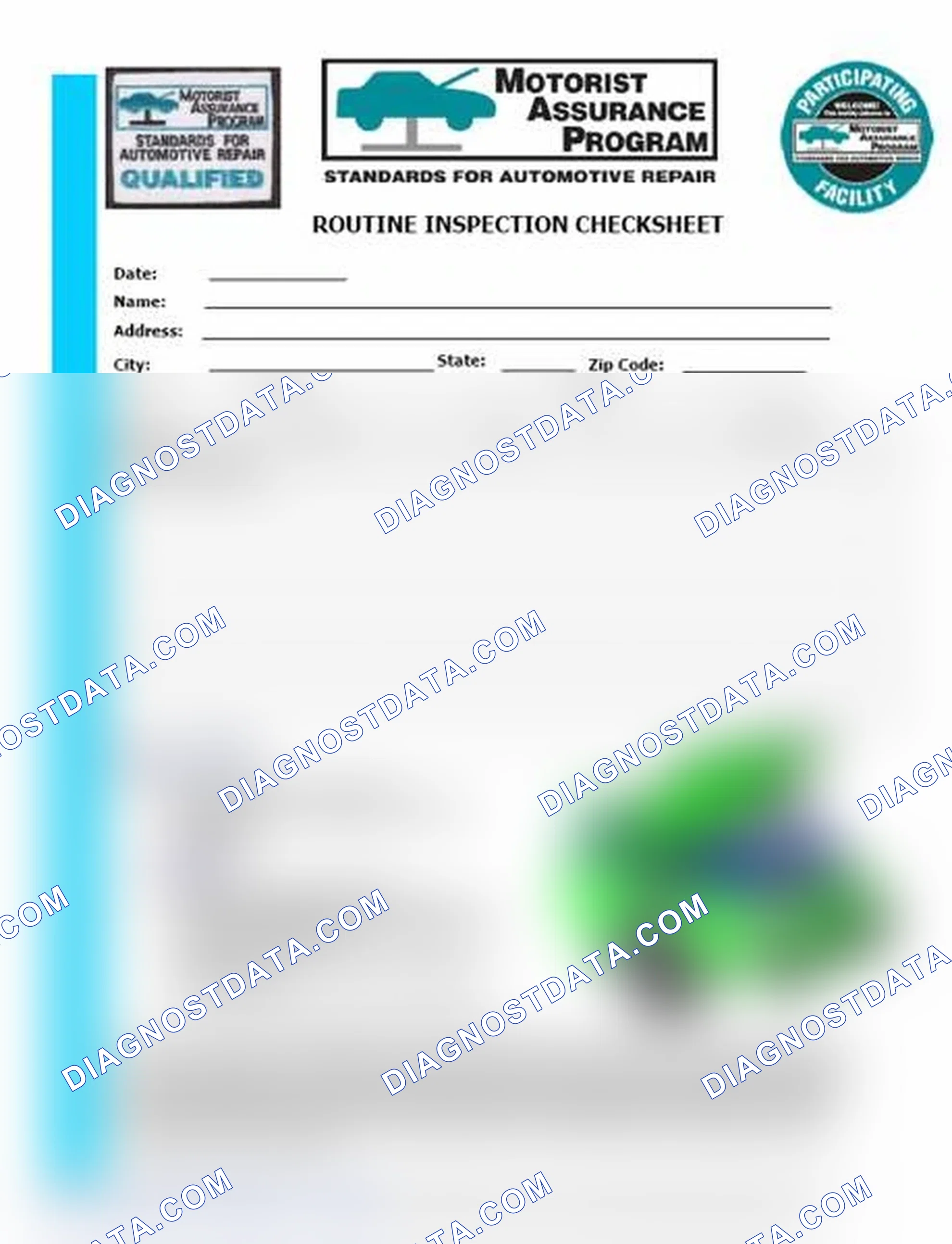 Scheme 26: Routine Inspection Checksheet (1 Of 2)