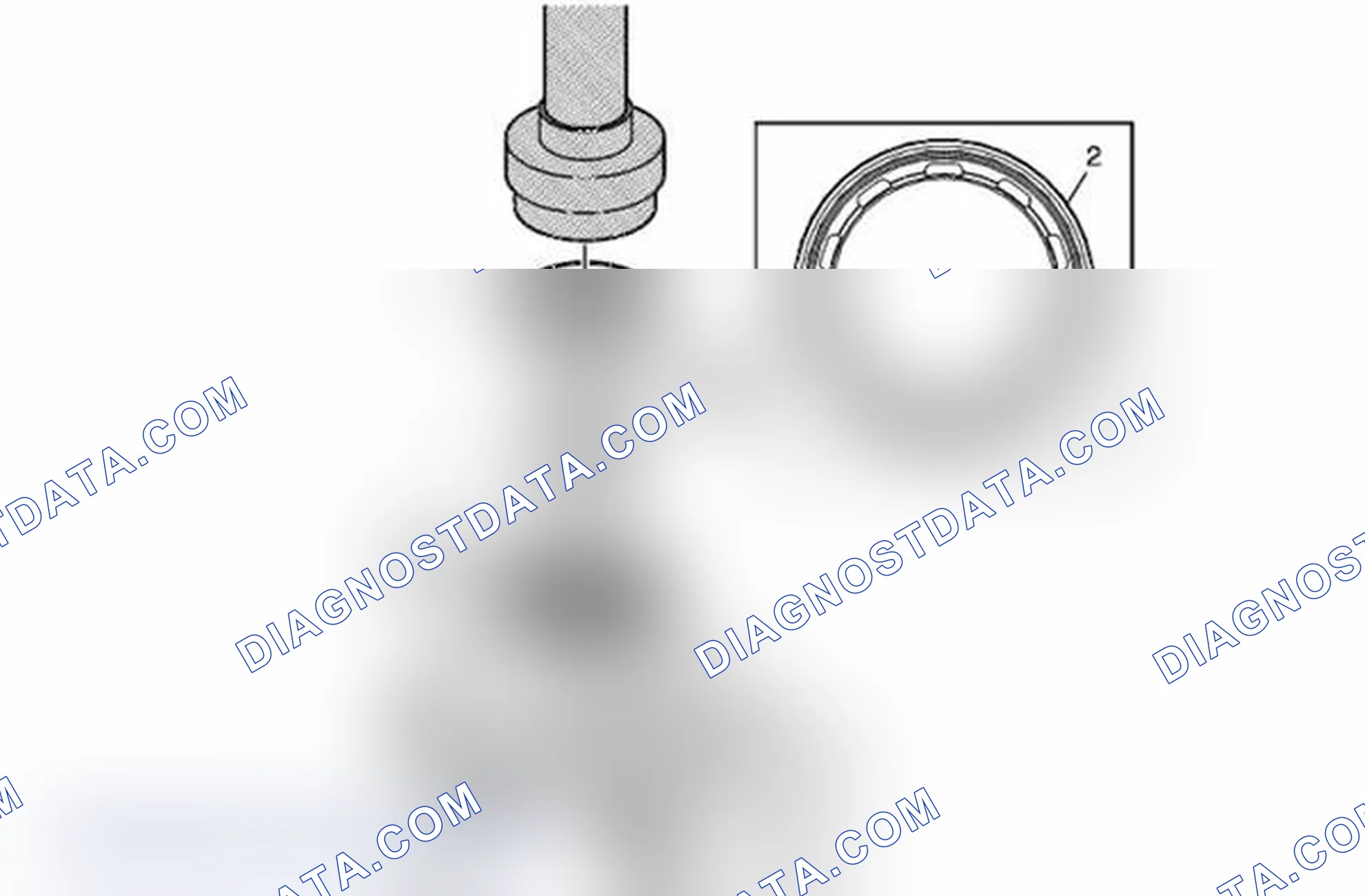Scheme 27: Transfer Case Input Shaft Bearing Retainer Front Seal Installation