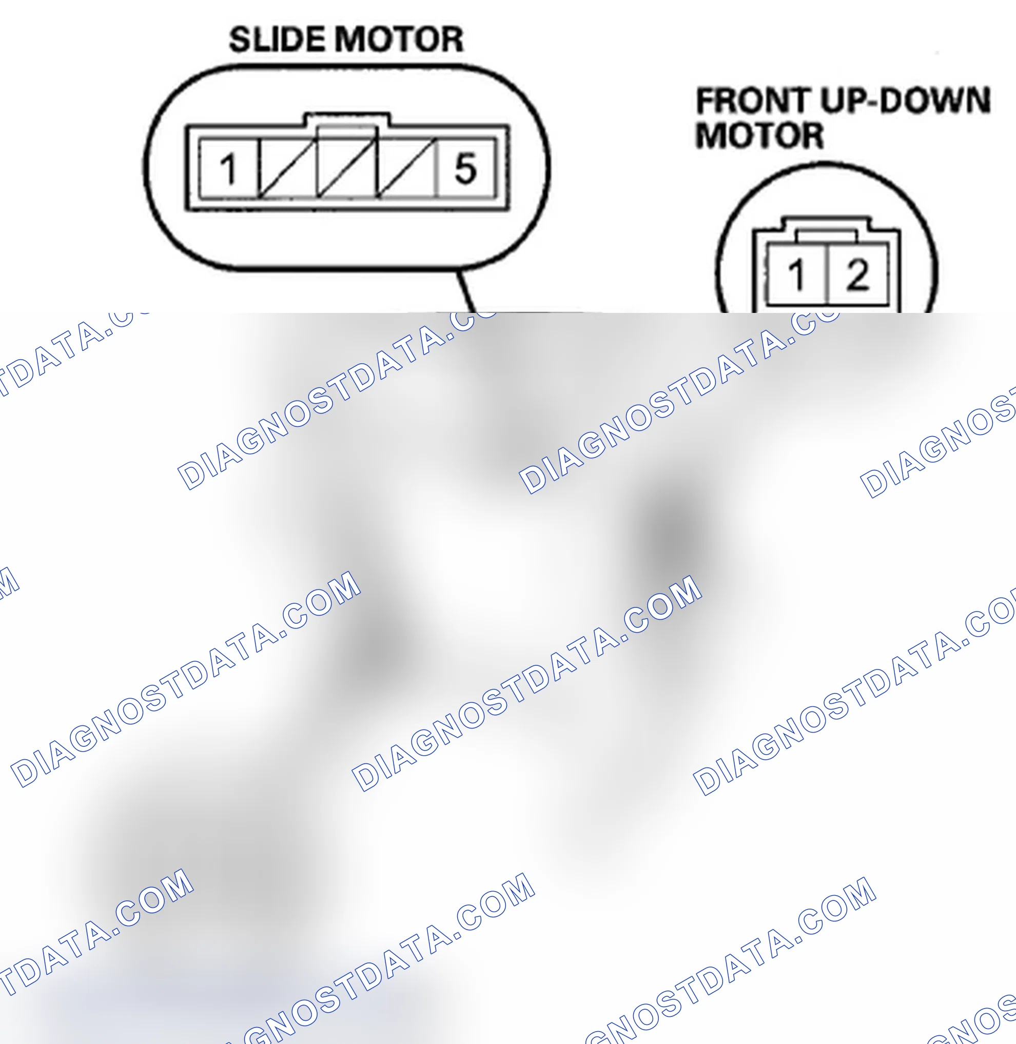 Scheme 417: Driver's Power Seat Motor Test