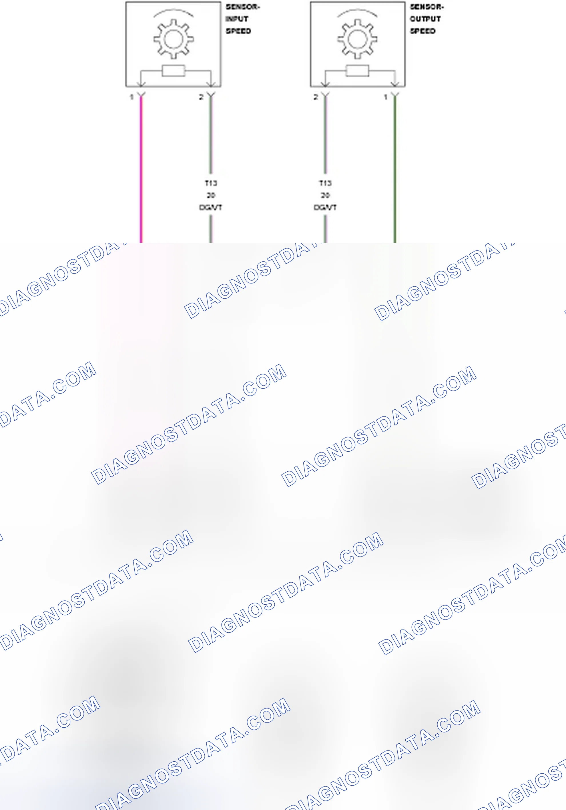 Scheme 784: P0716-INPUT SPEED SENSOR 1 CIRCUIT PERFORMANCE