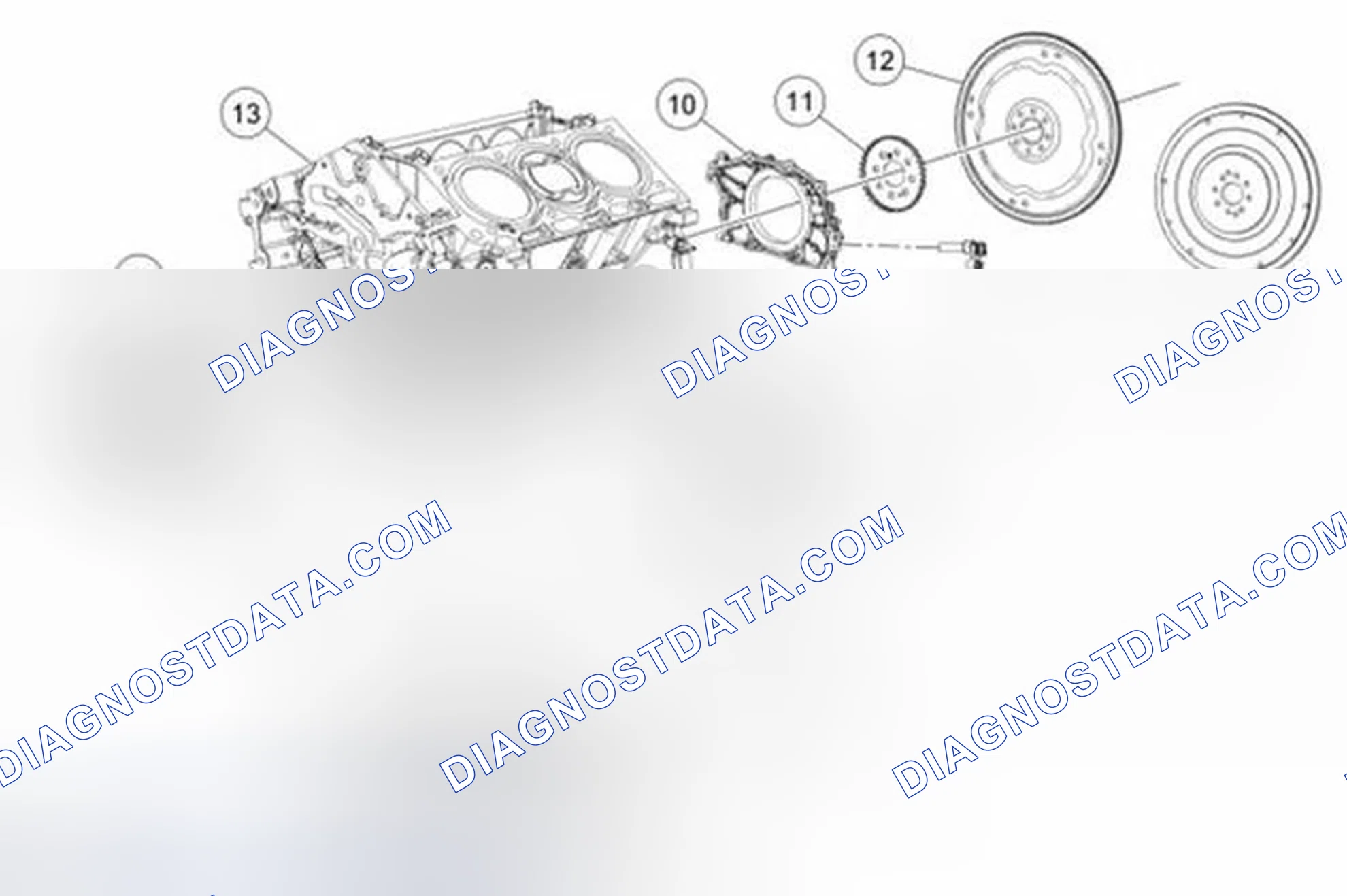Scheme 592: Lower Engine Block (View 1)