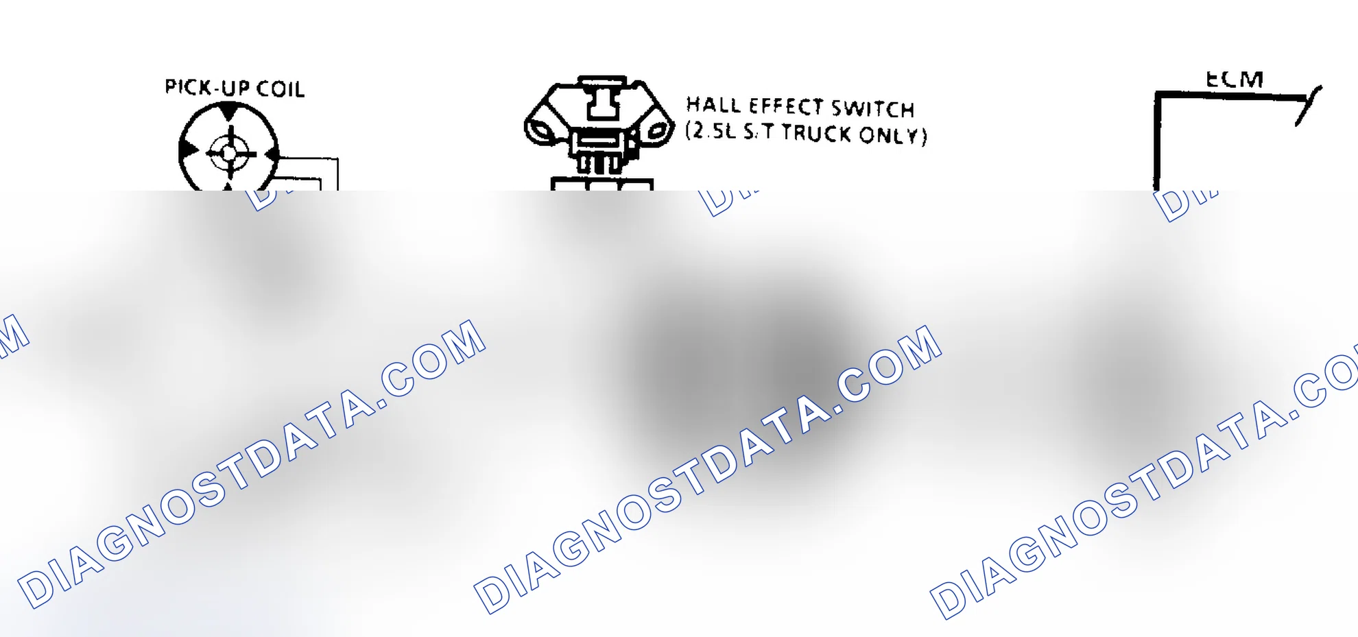 Scheme 132: Ignition System Check (Remote Coil) Schematic (2.5L "S/T" Series)
