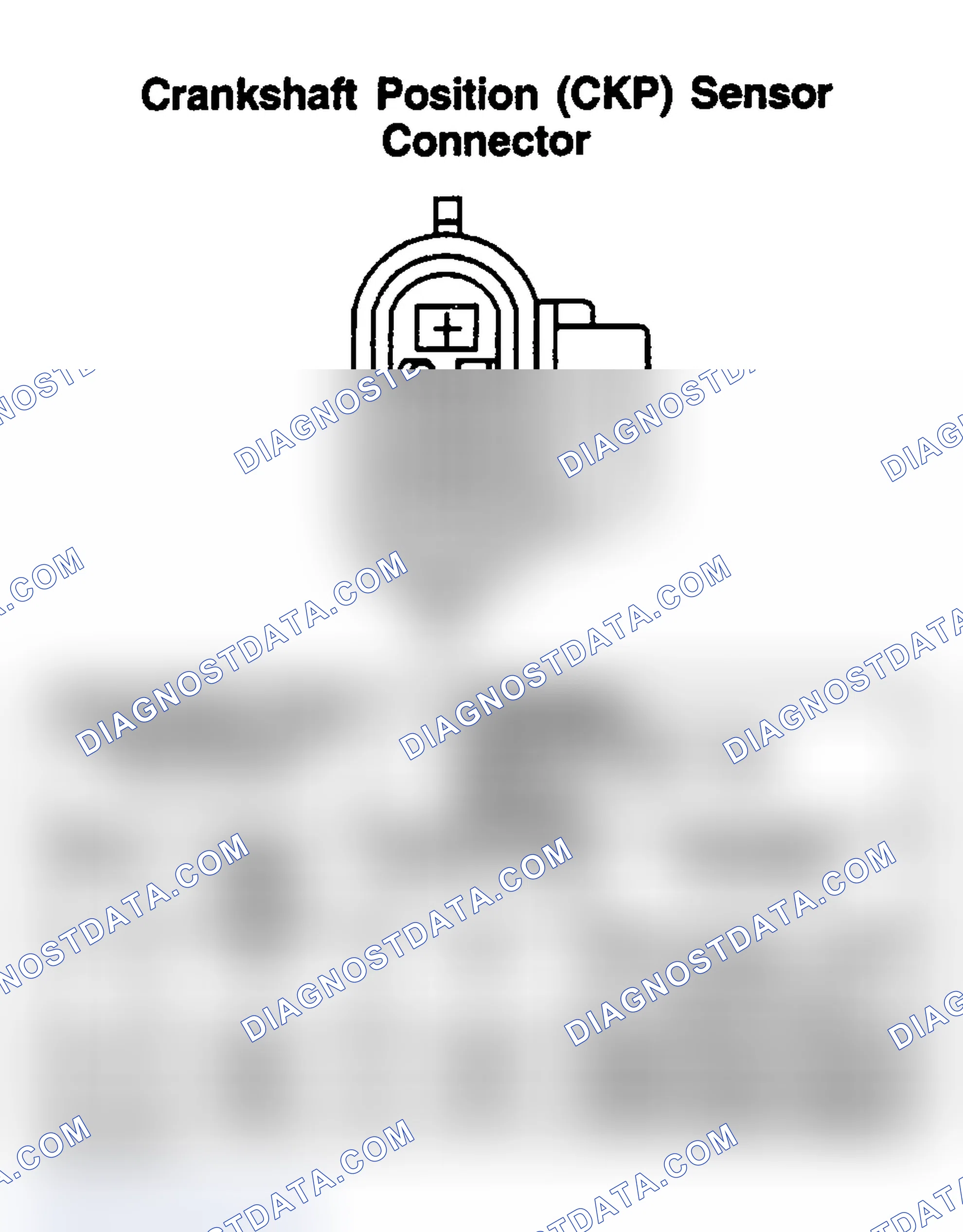 Scheme 132: CRANKSHAFT POSITION (CKP) SENSOR