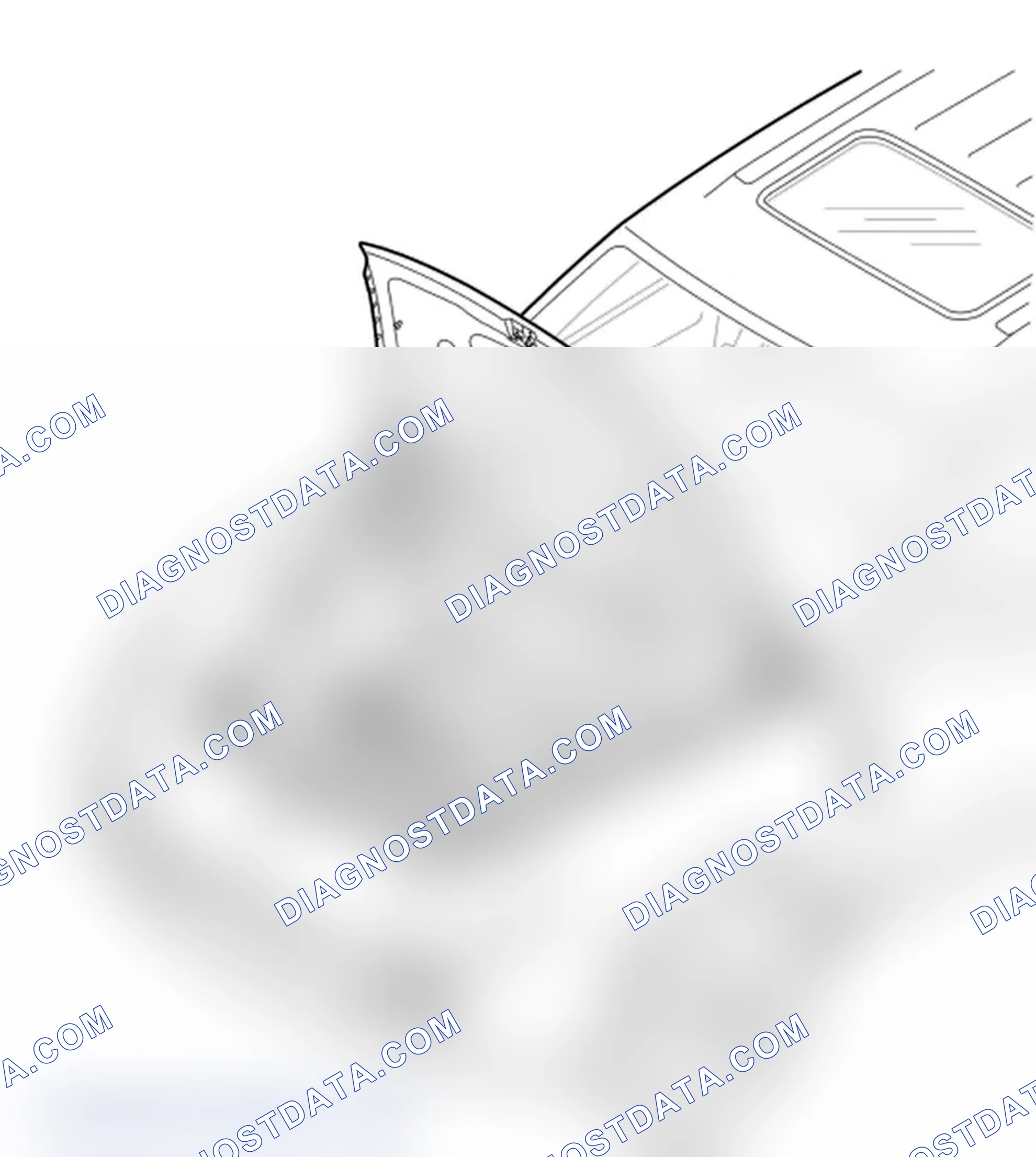 Scheme 16: Removing front section of cable for front lid lock