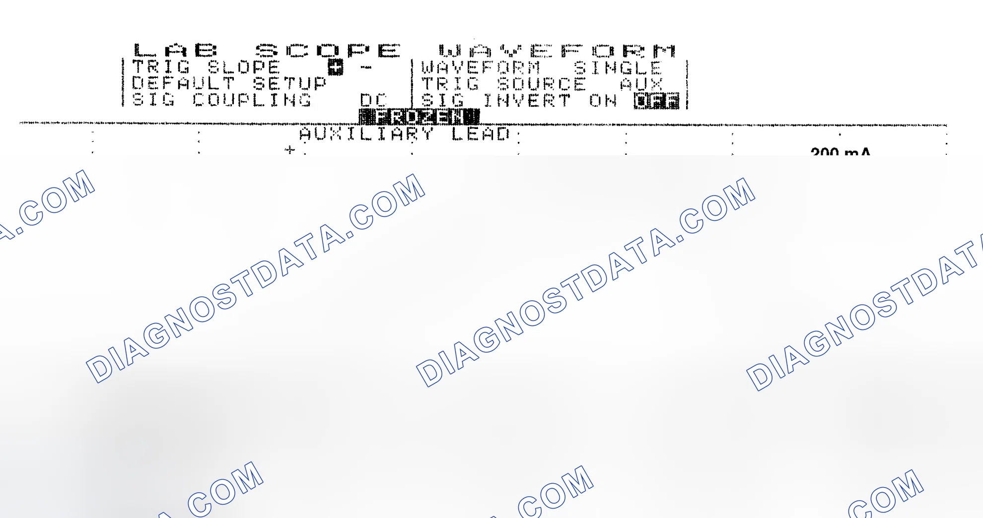 Scheme 13: Single Injector w/Normal Current Flow - Current Pattern