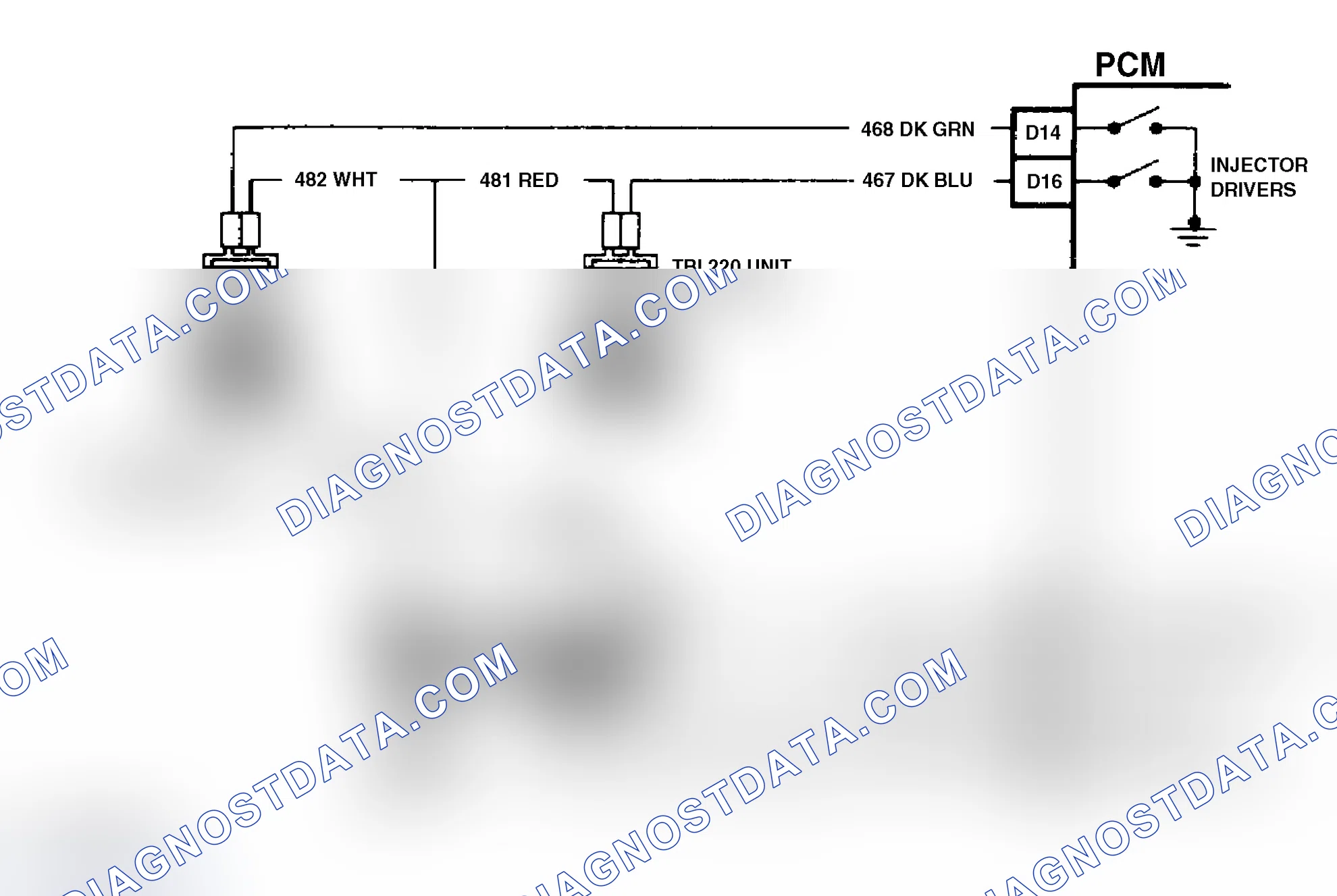 Scheme 162: Code 42 Schematic ("C" & "K" Series 5.0L M/T) Ignition Control