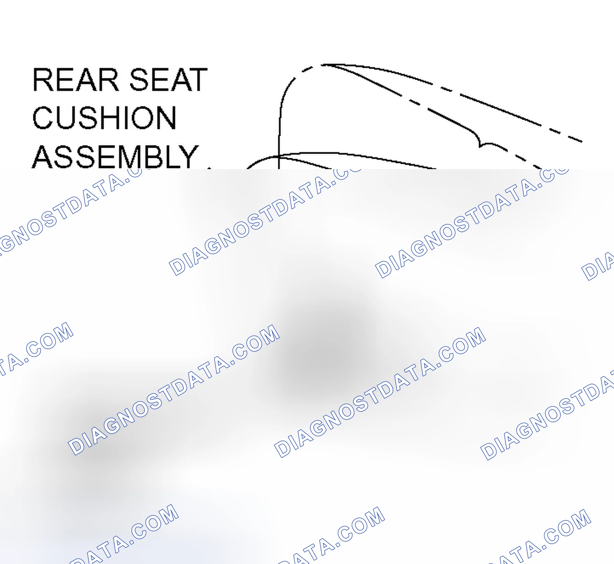 Scheme 16: >>B<< INSTALLATION OF REAR SEAT CUSHION ASSEMBLY