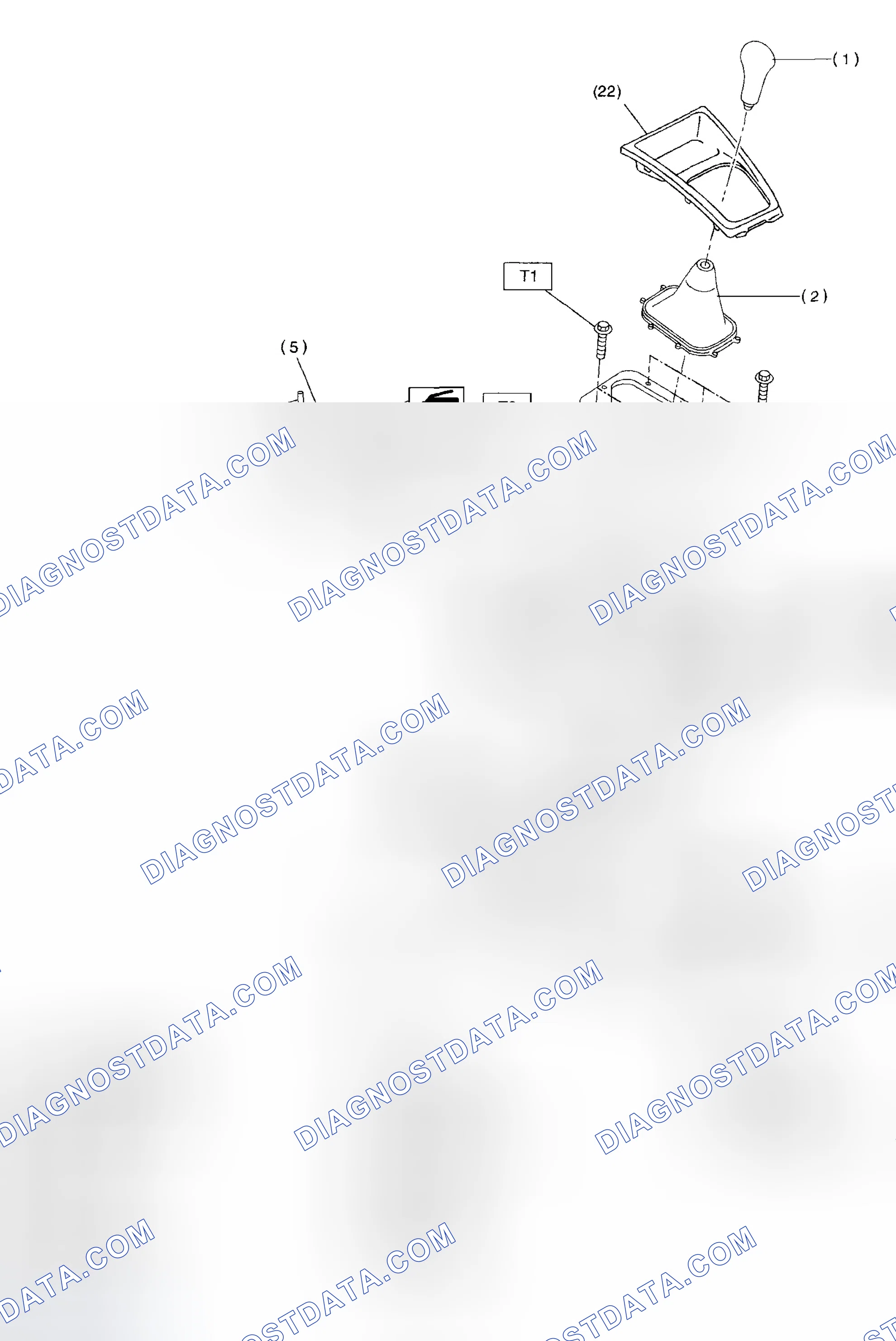 Scheme 22: M/T GEAR SHIFT LEVER