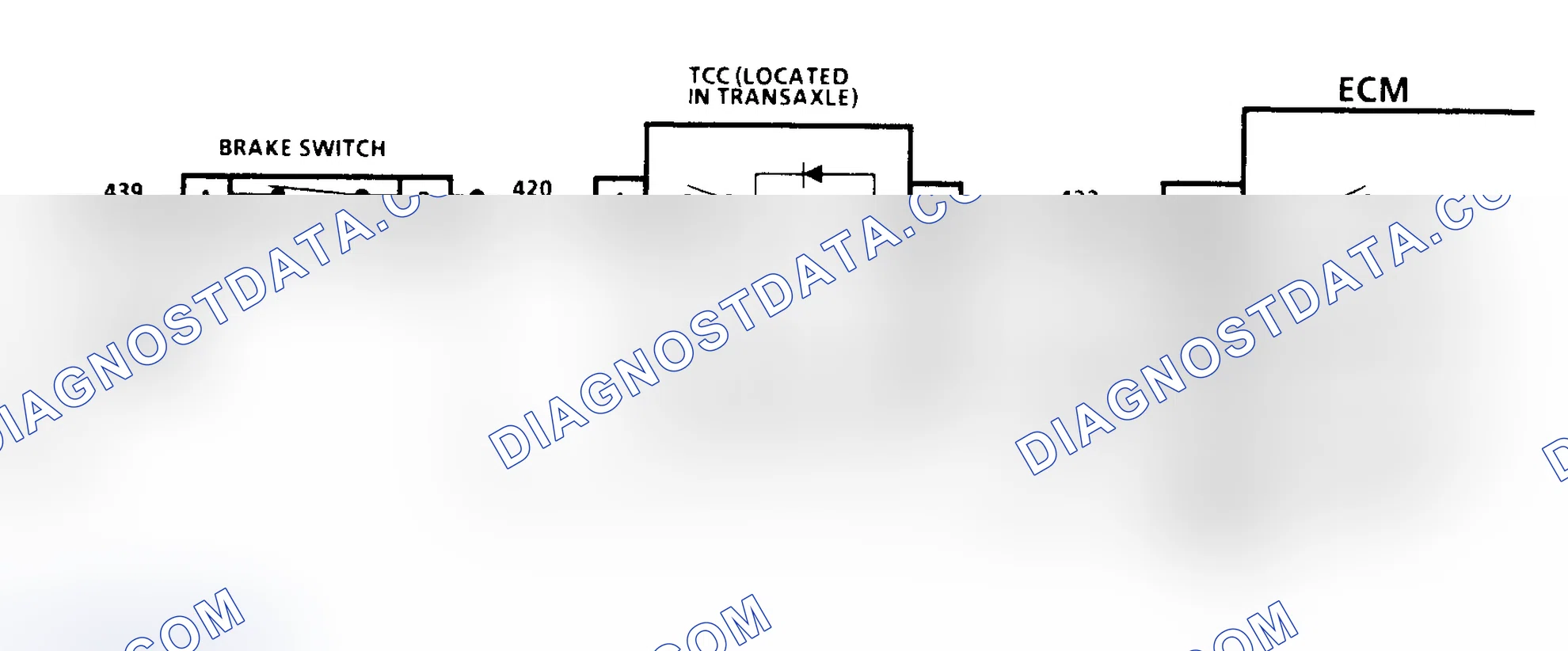 Scheme 238: CHART C-8A, 3T40 TORQUE CONVERTER CLUTCH, 3.3L PFI N BODY