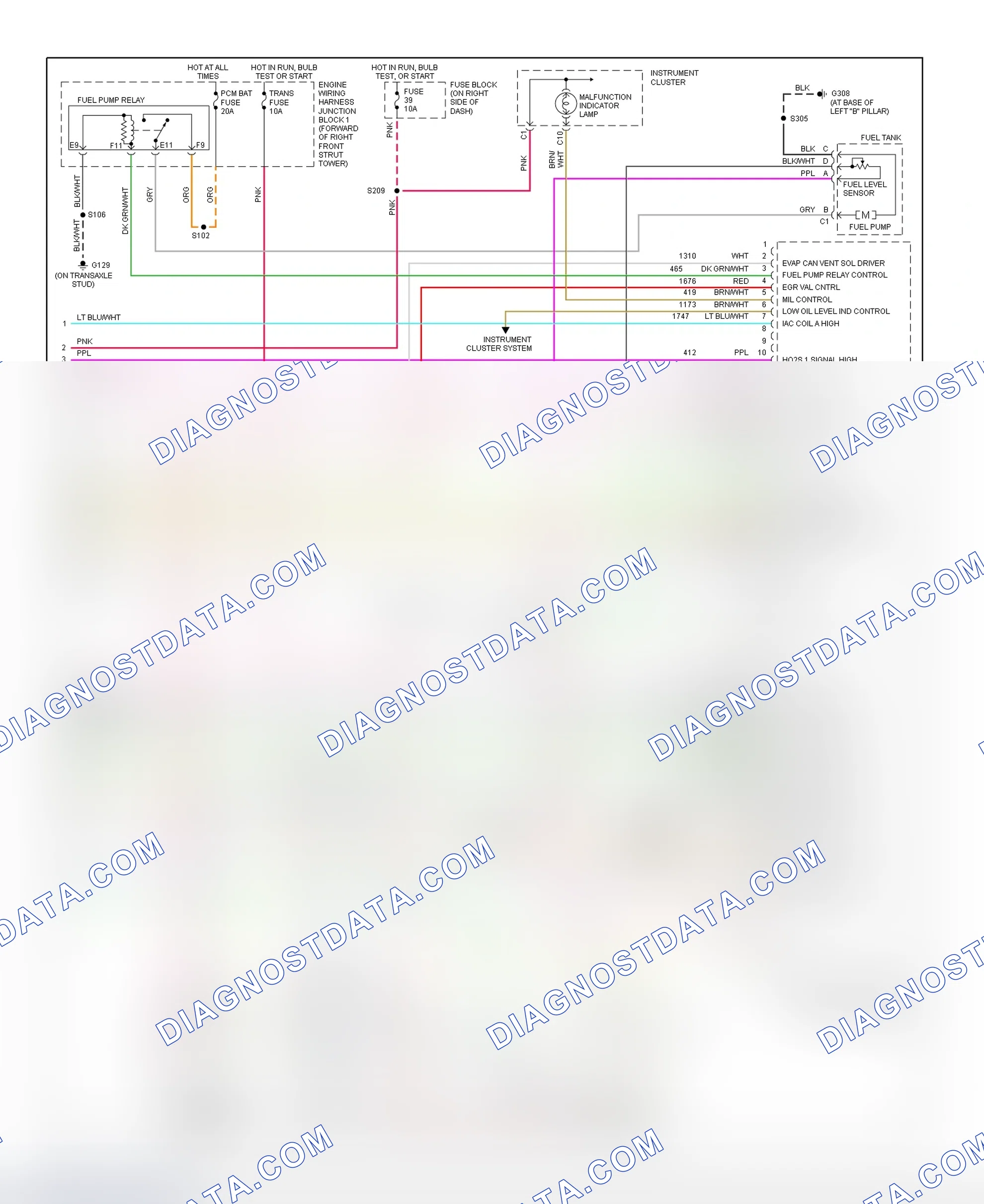 Scheme 137: PCM Wiring Diagram (Lumina & Monte Carlo - 3.8L - 4 Of 4)