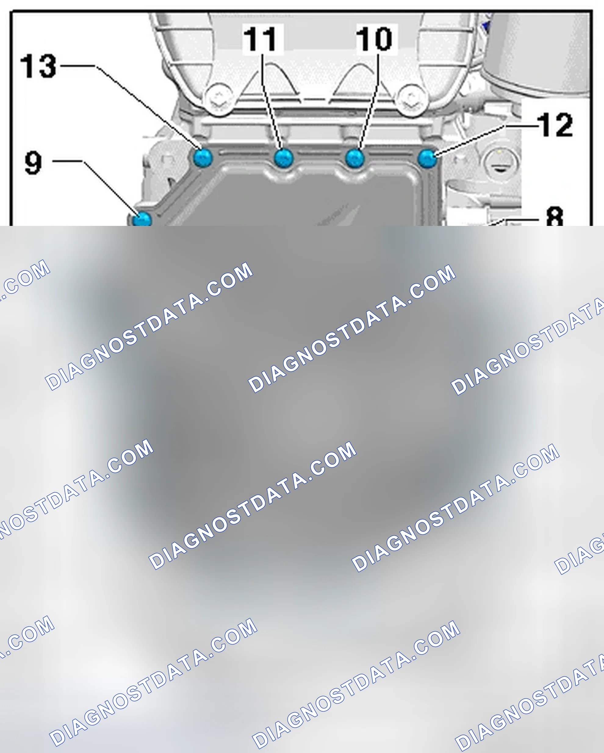 Scheme 113: TIMING CHAIN LOWER COVER TIGHTENING SEQUENCE