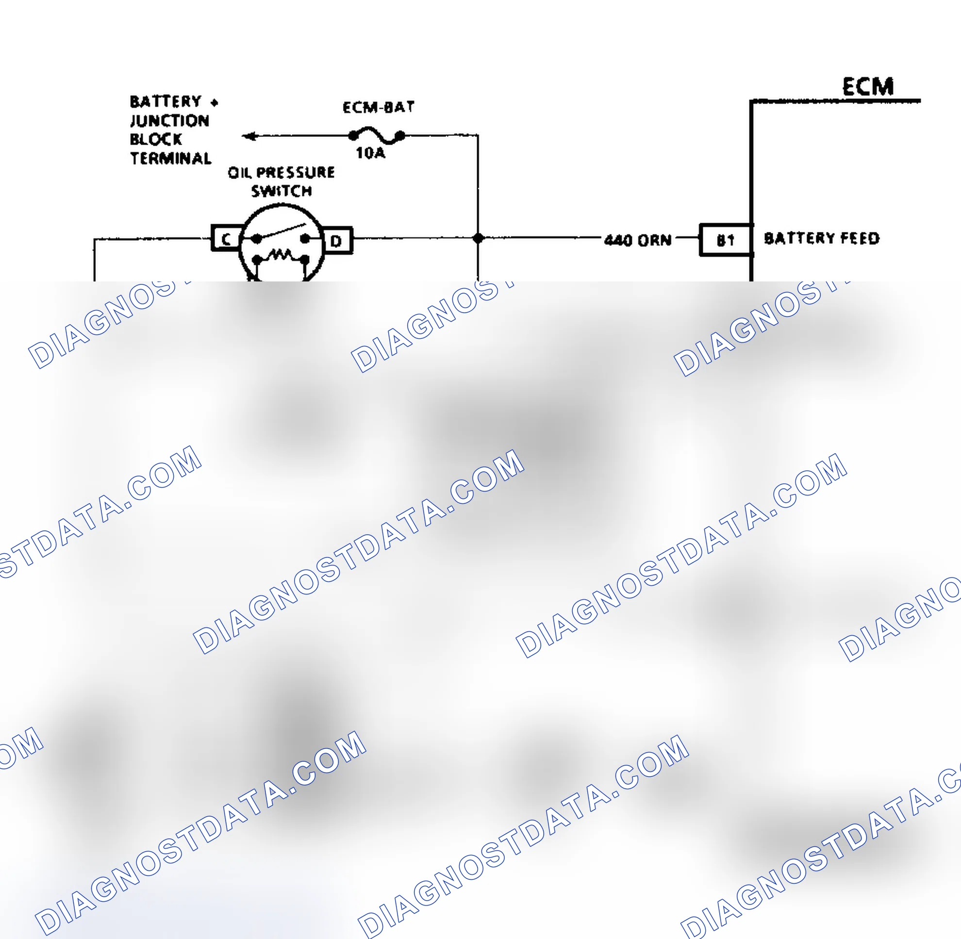 Scheme 288: Code 54 Schematic ("P" Series M/T) Fuel Pump Circuit